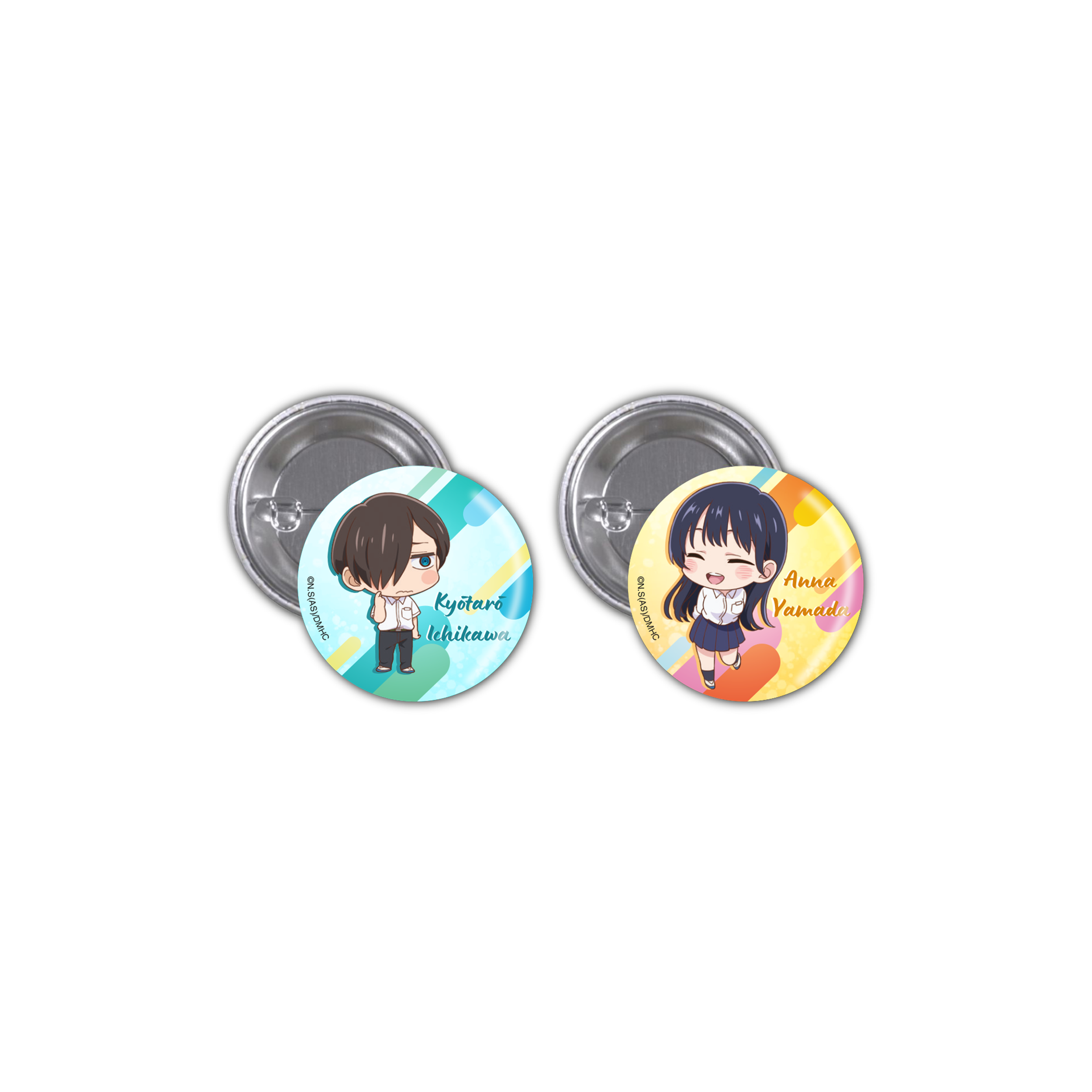 The Dangers In My Heart - Button-Set (Softtouch) - Ichikawa & Yamada