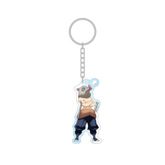 Demon Slayer - Acrylschlüsselanhänger (Holo-Effekt) - Inosuke (7,5cm)