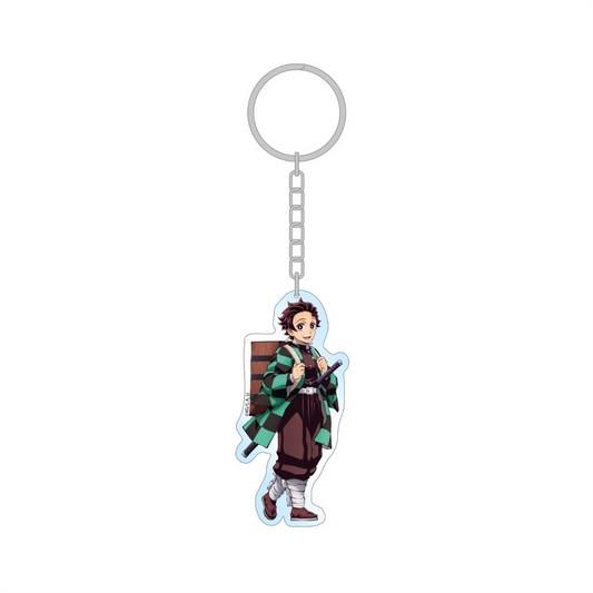 Demon Slayer - Acrylschlüsselanhänger (Holo-Effekt) - Tanjiro (7,5cm)