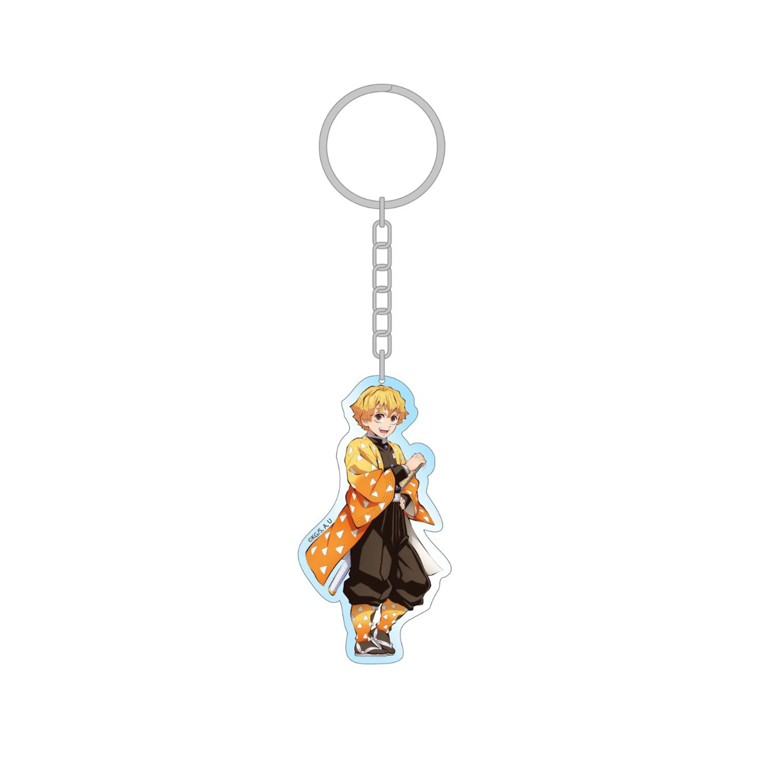 Demon Slayer - Acrylschlüsselanhänger (Holo-Effekt) - Zenitsu (7cm)