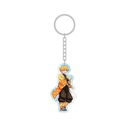 Demon Slayer - Acrylschlüsselanhänger (Holo-Effekt) - Zenitsu (7cm)
