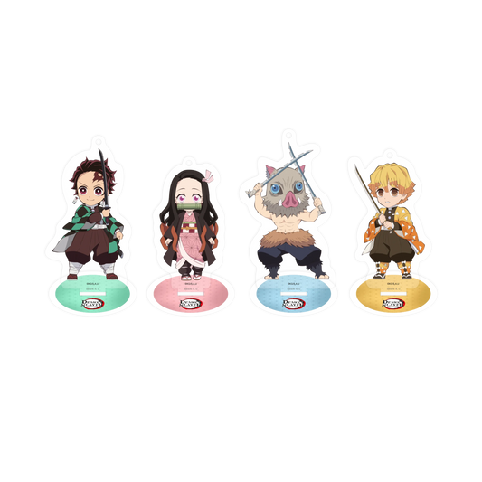 Demon Slayer - Kimetsu no Yaiba - Entertainment District Arc - Acrylaufsteller - Chibi-Set mit 4 Aufstellern