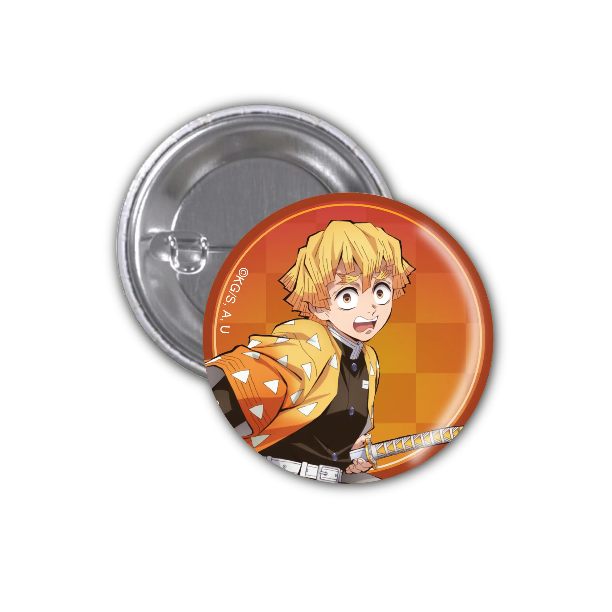 Demon Slayer -kimetsu no yaiba- Entertainment District Arc - Button - Zenitsu
