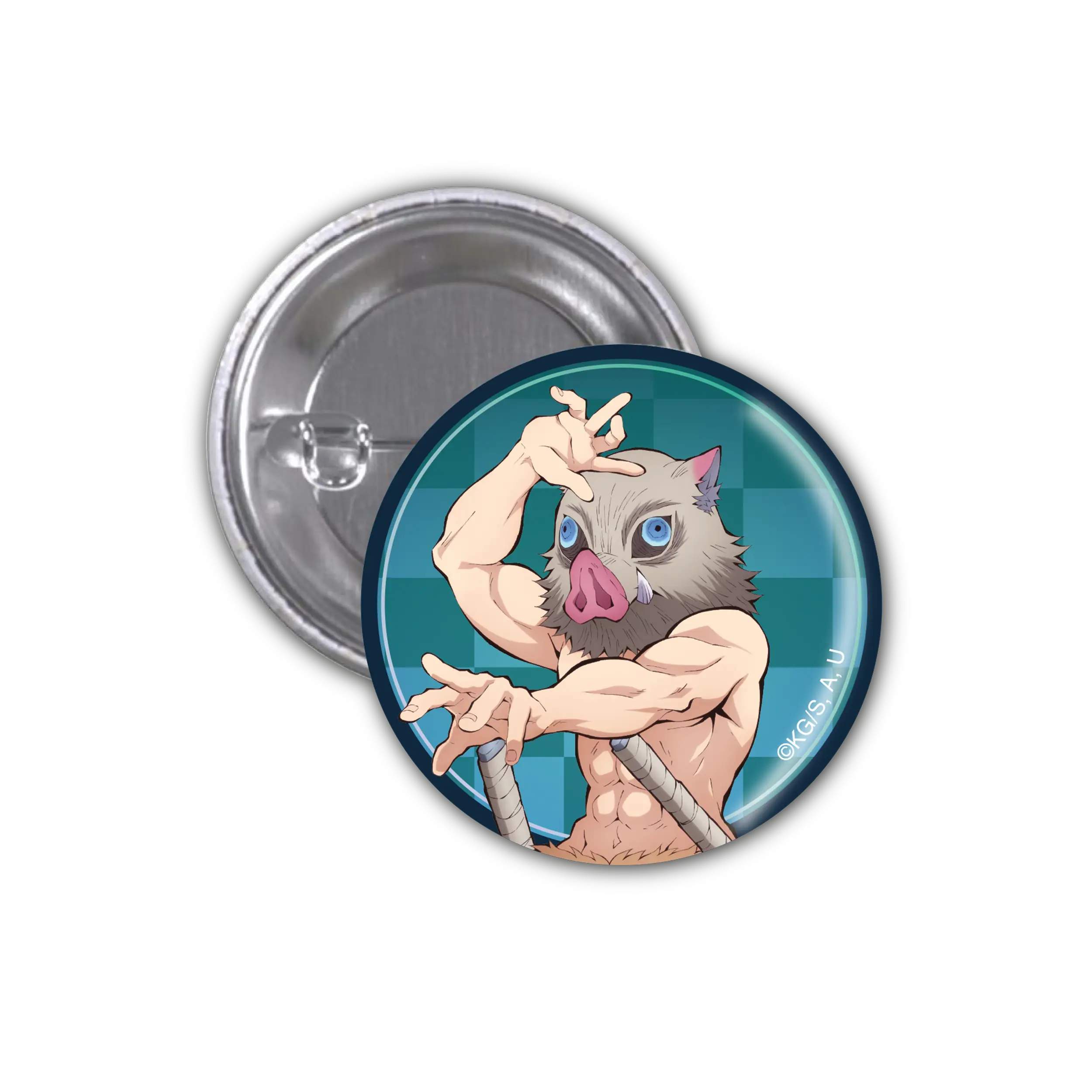 Demon Slayer -kimetsu no yaiba- Entertainment District Arc - Button - Inosuke