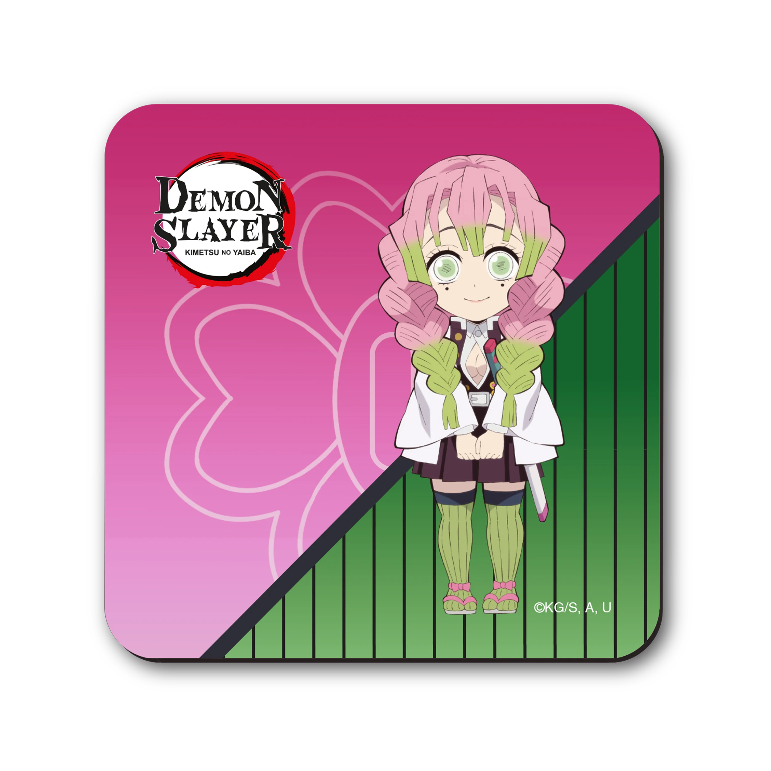 Demon Slayer -Kimetsu no Yaiba- Entertainment District Arc - Untersetzer-Set Chibi Säulen (Set B)
