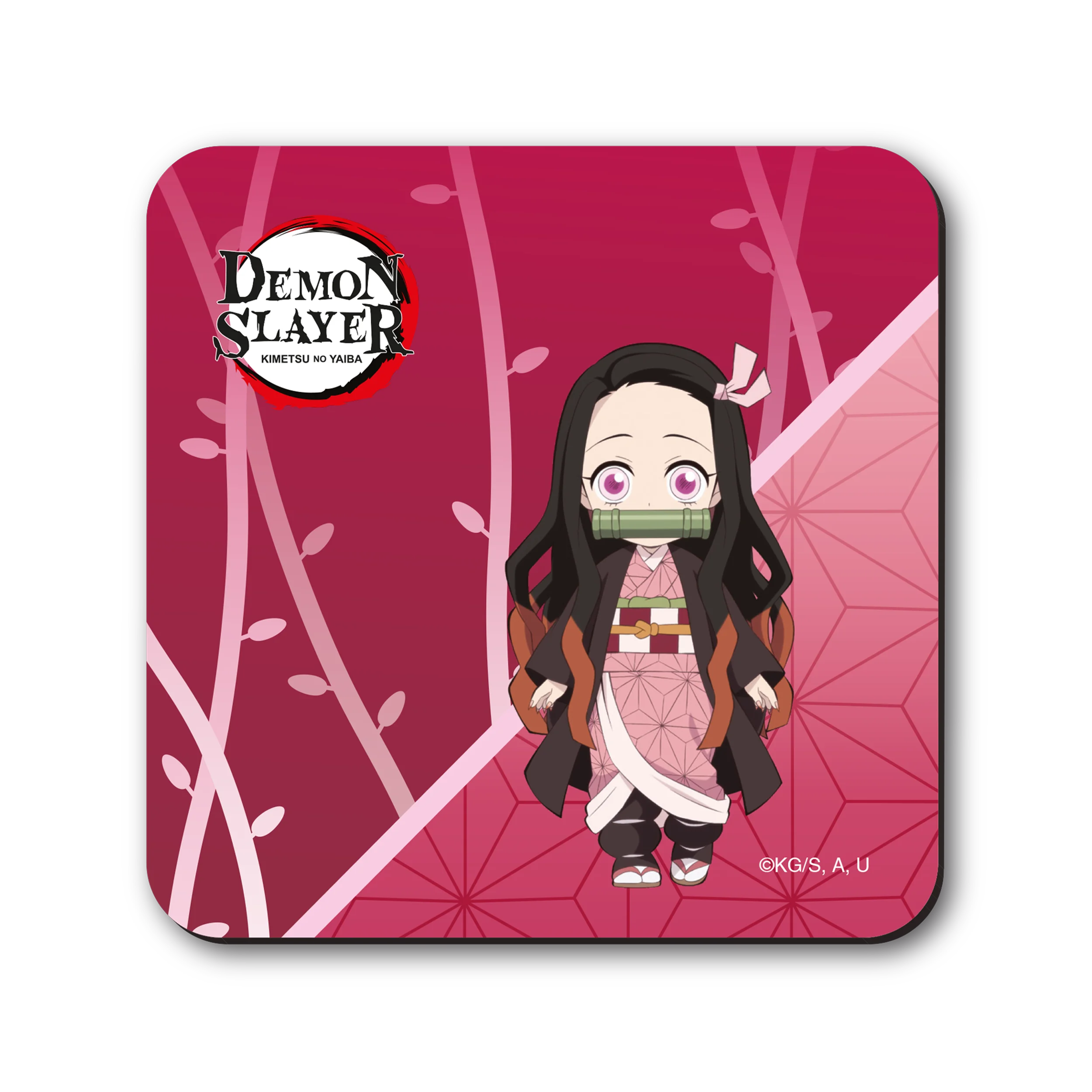 Demon Slayer -Kimetsu no Yaiba- Entertainment District Arc - Untersetzer-Set Chibi Tanjiro und Freunde