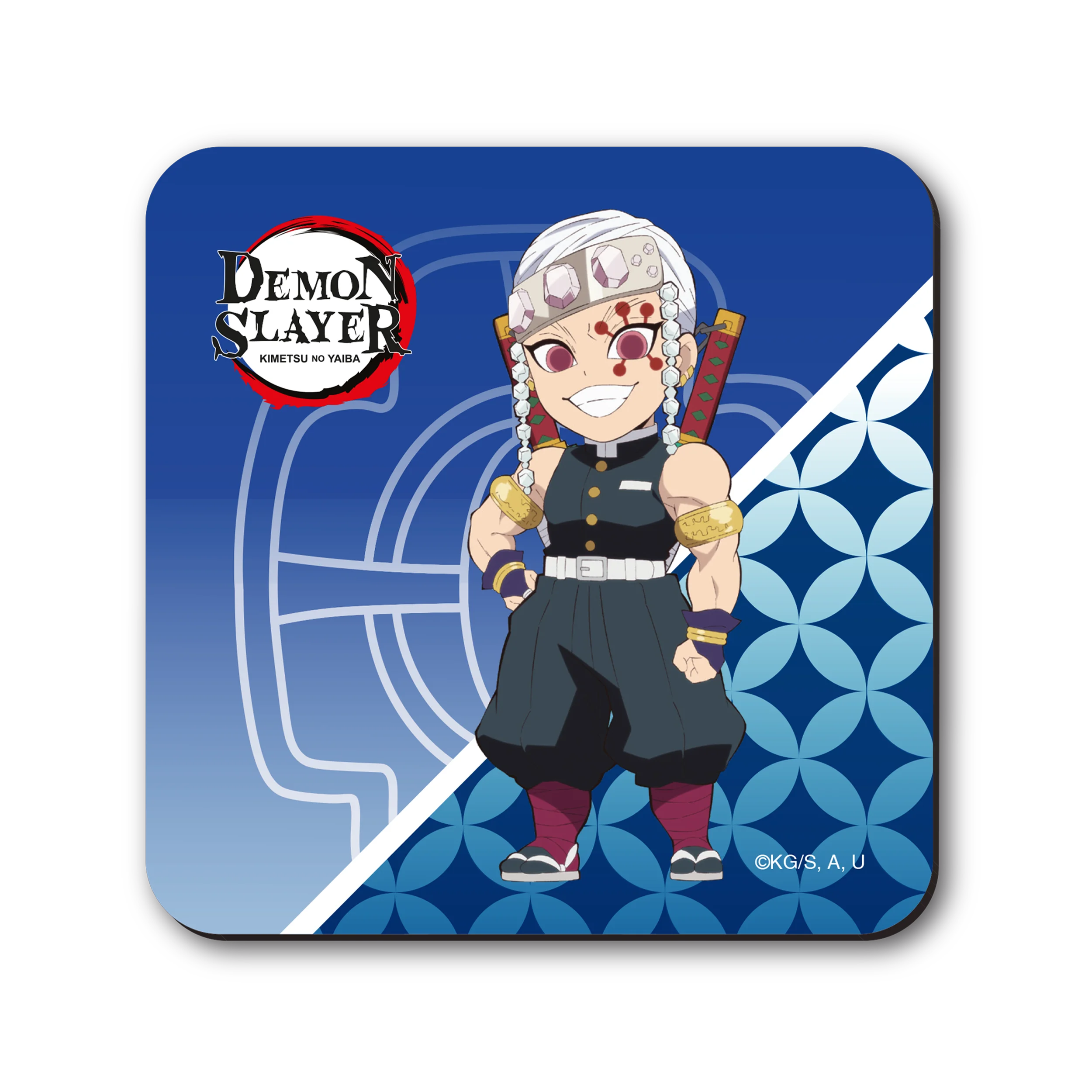 Demon Slayer -Kimetsu no Yaiba- Entertainment District Arc - Untersetzer-Set Chibi Säulen (Set A)