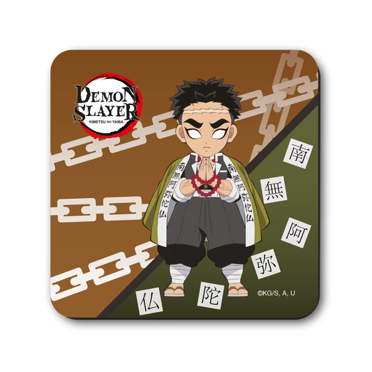 Demon Slayer -Kimetsu no Yaiba- Entertainment District Arc - Untersetzer-Set Chibi Säulen (Set B)