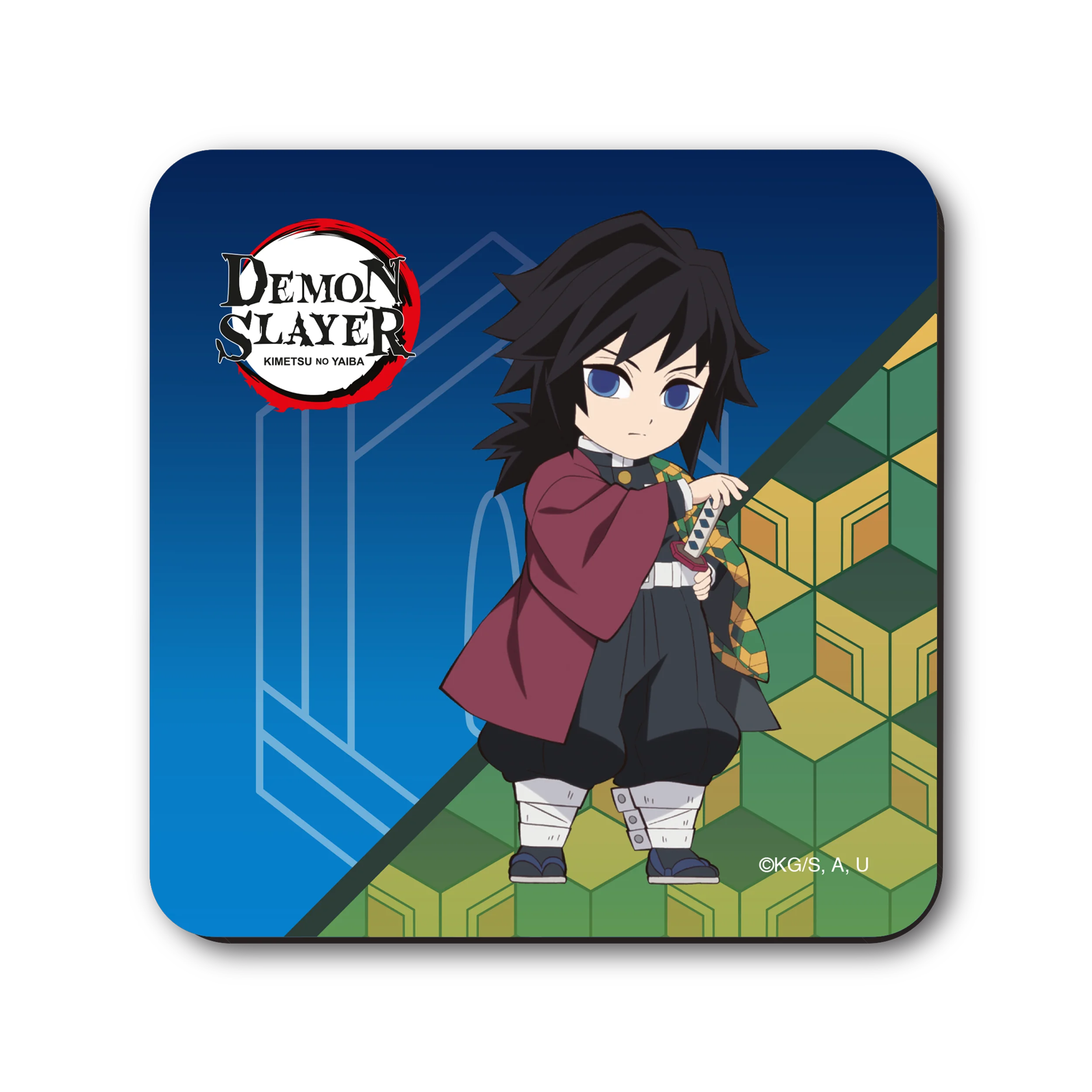 Demon Slayer -Kimetsu no Yaiba- Entertainment District Arc - Untersetzer-Set Chibi Säulen (Set A)