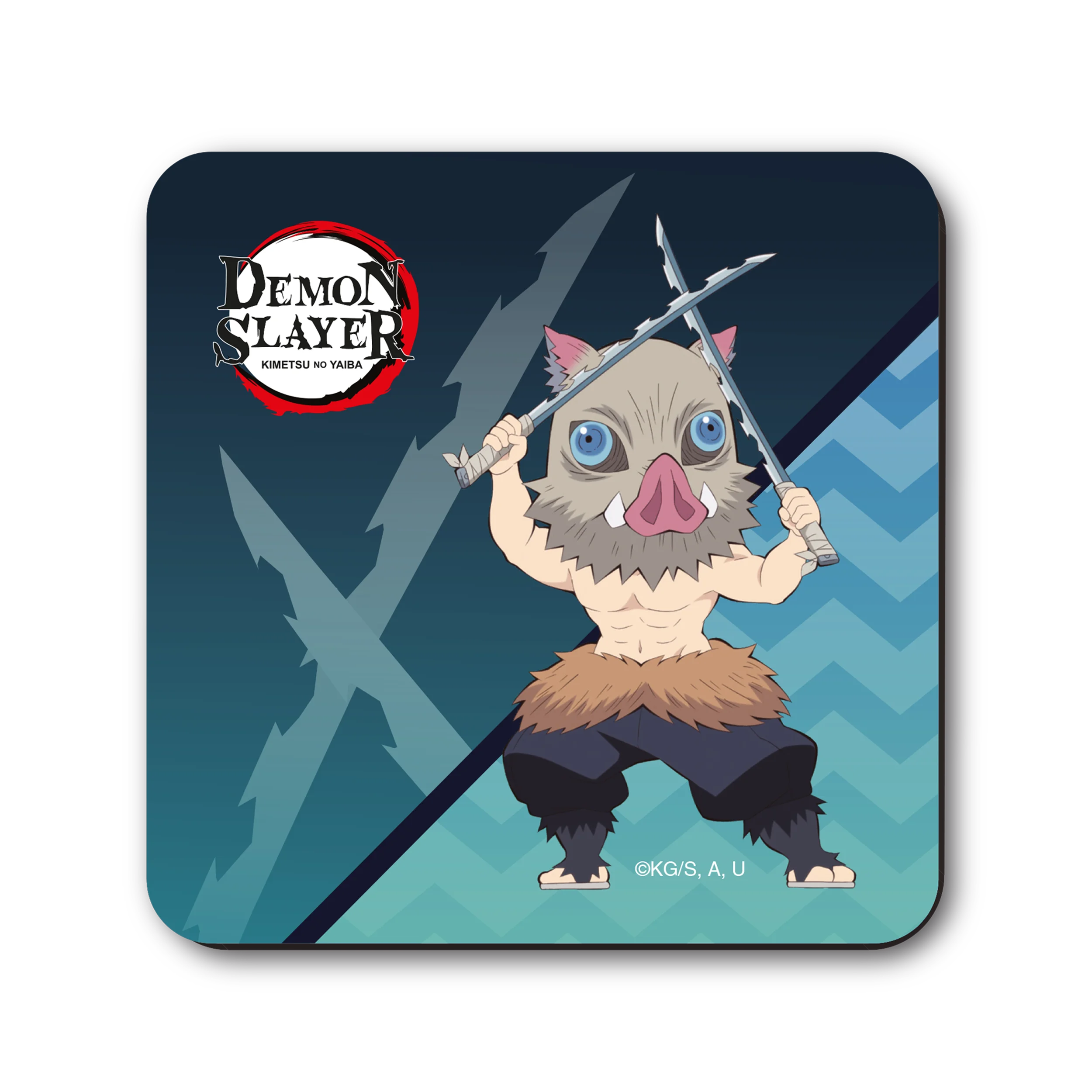 Demon Slayer -Kimetsu no Yaiba- Entertainment District Arc - Untersetzer-Set Chibi Tanjiro und Freunde