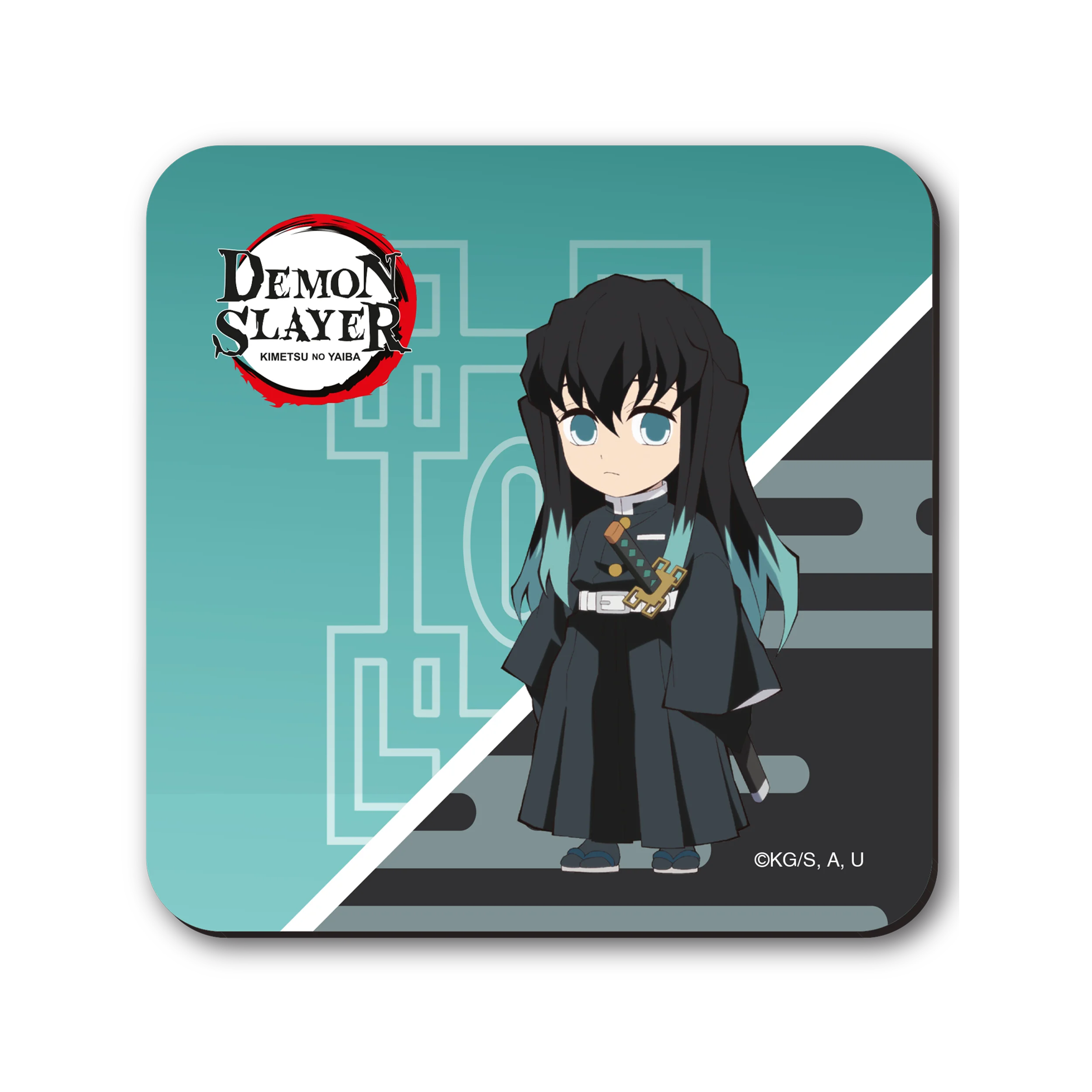 Demon Slayer -Kimetsu no Yaiba- Entertainment District Arc - Untersetzer-Set Chibi Säulen (Set B)