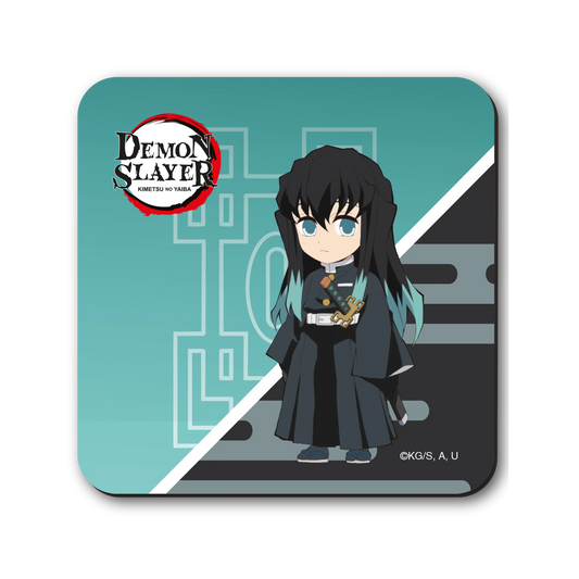 Demon Slayer -Kimetsu no Yaiba- Entertainment District Arc - Untersetzer-Set Chibi Säulen (Set B)
