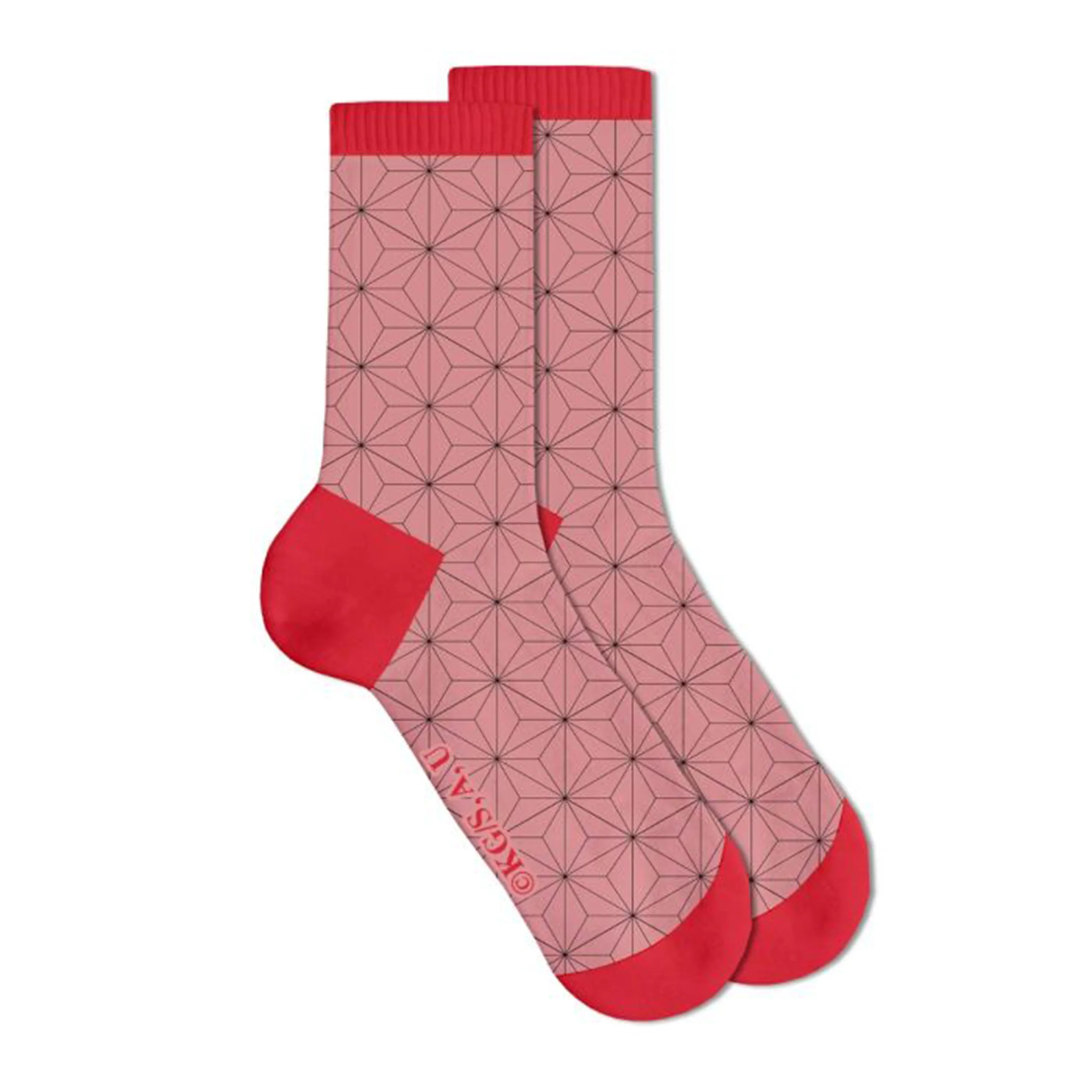 Demon Slayer - Nezuko Kamado - Socken - 2er Pack (Größe 36-40)