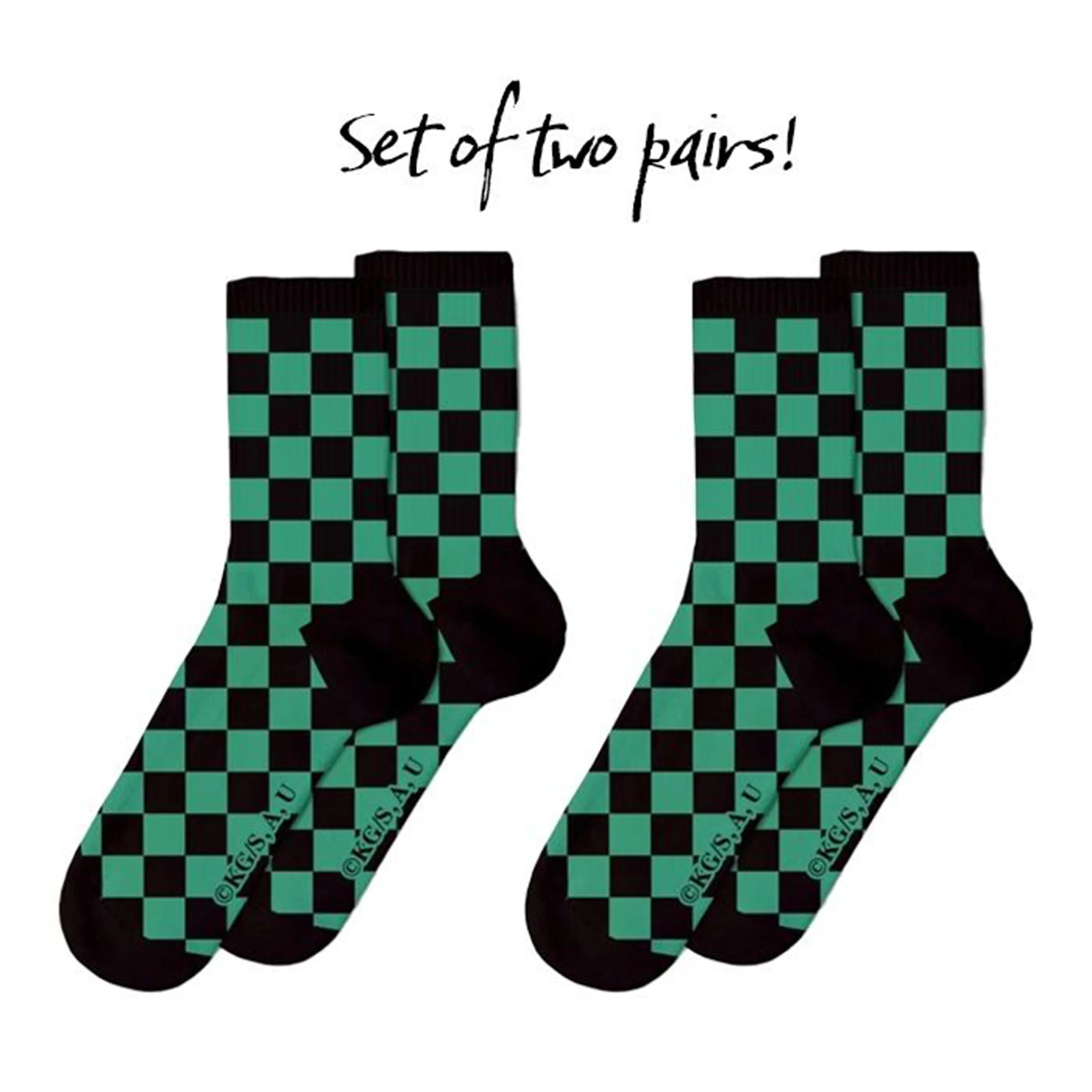 Demon Slayer - Tanjiro Kamado - Socken - 2er Pack (Größe 41-44)