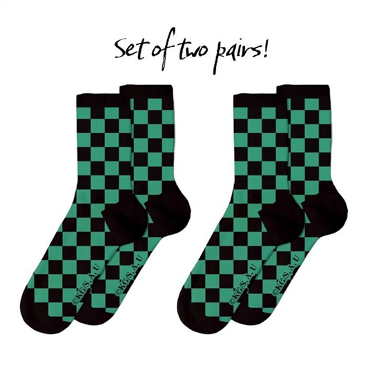 Demon Slayer - Tanjiro Kamado - Socken - 2er Pack (Größe 41-44)