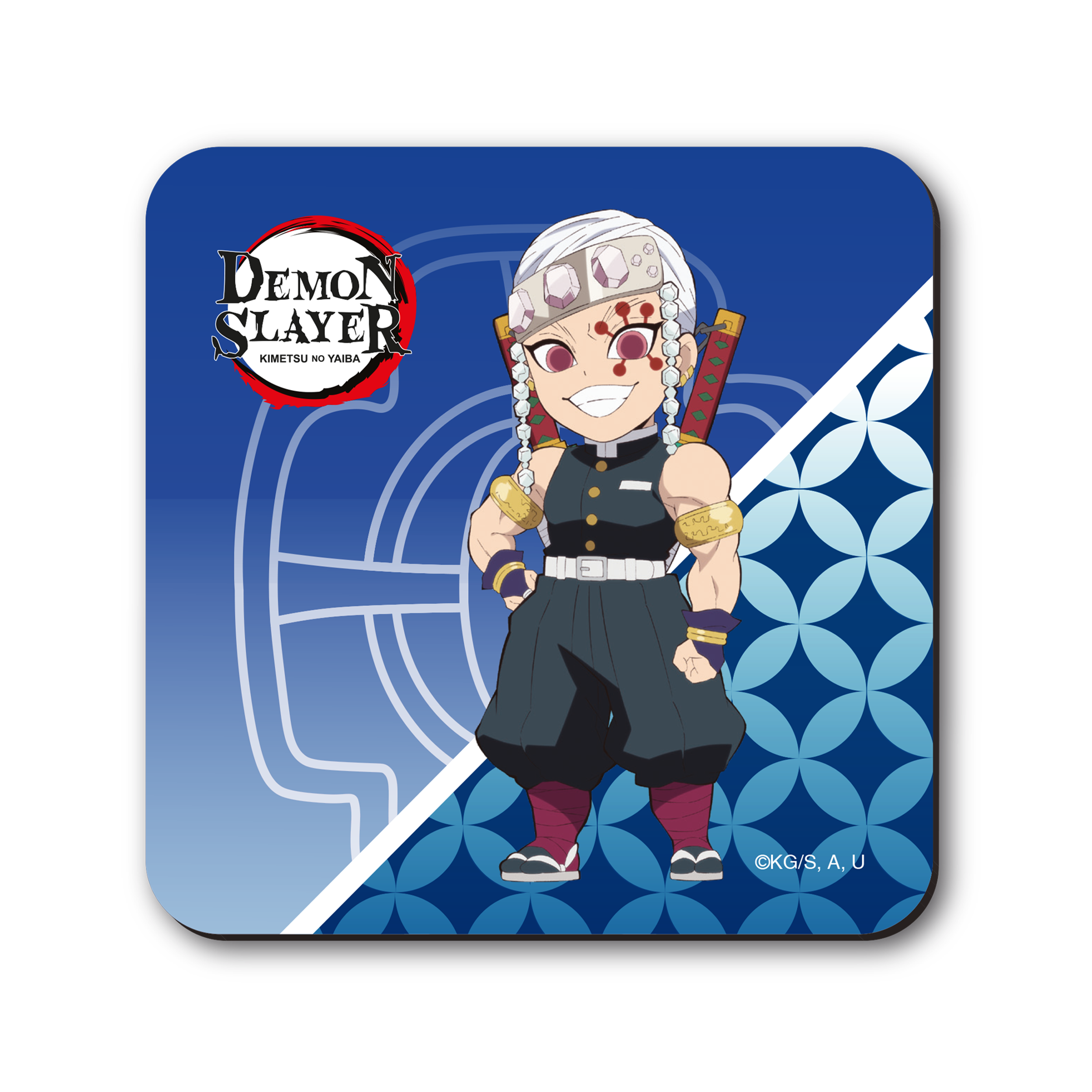 Demon Slayer -Kimetsu no Yaiba- Entertainment District Arc - Untersetzer-Set Chibi Säulen (Set A)