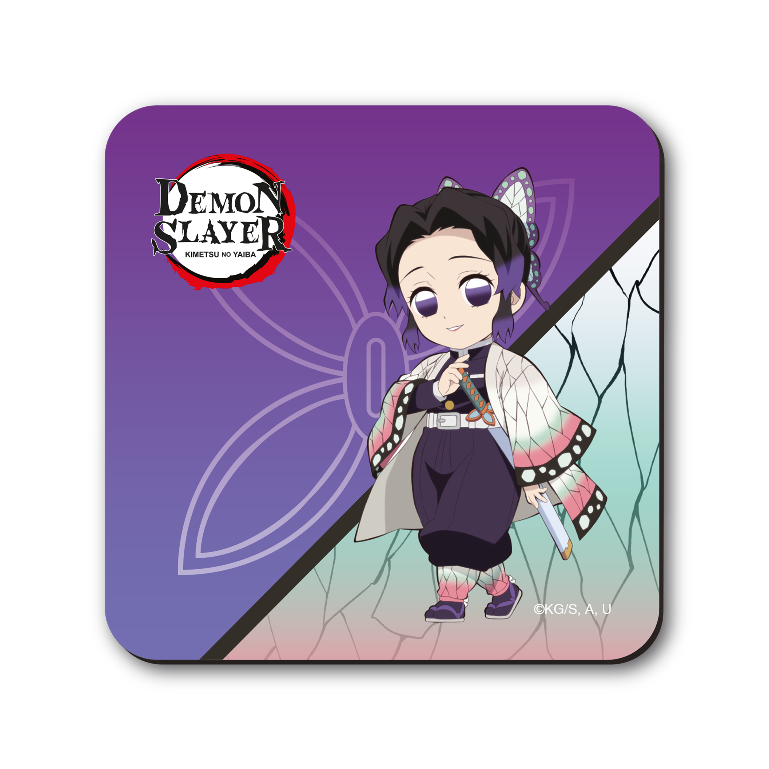 Demon Slayer -Kimetsu no Yaiba- Entertainment District Arc - Untersetzer-Set Chibi Säulen (Set A)