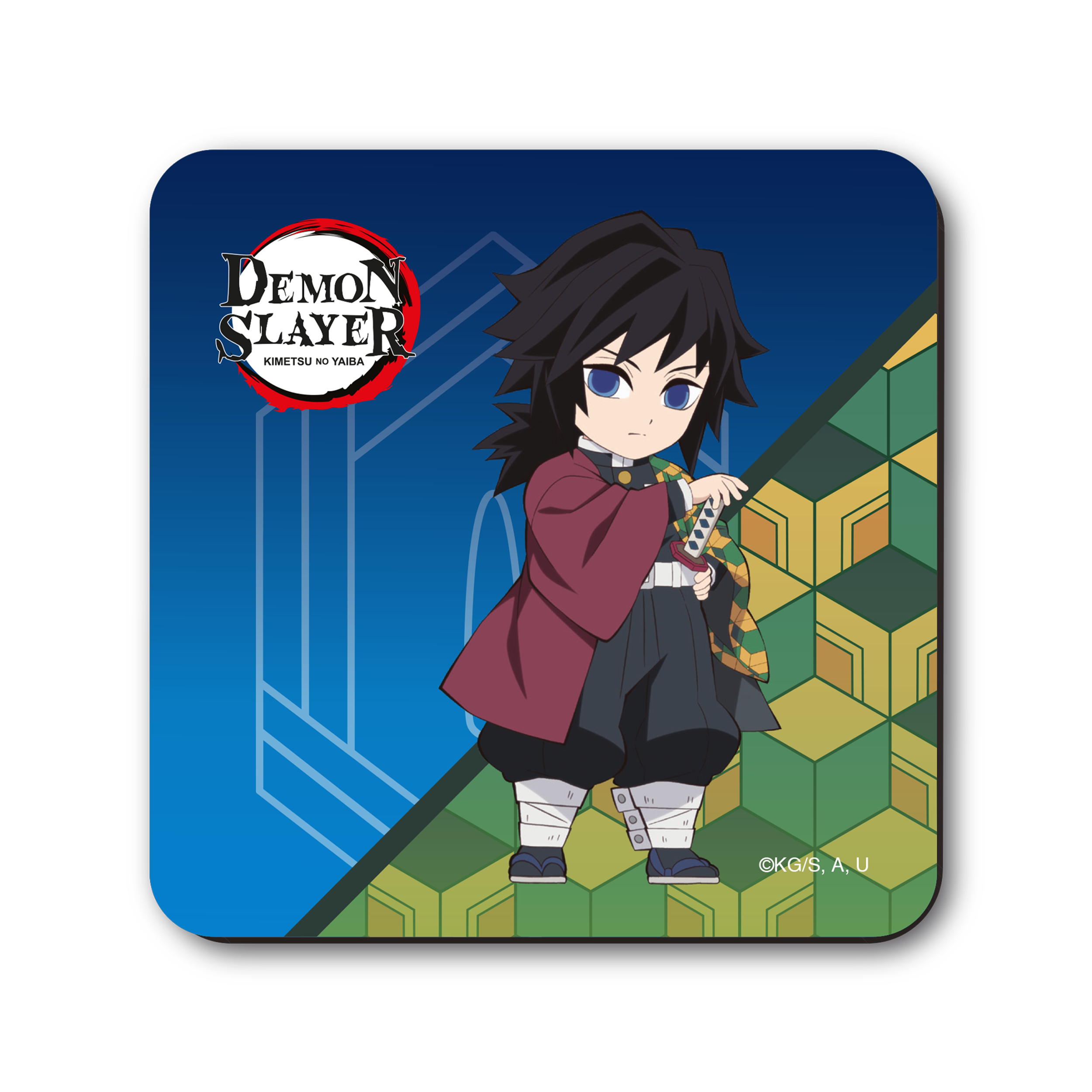 Demon Slayer -Kimetsu no Yaiba- Entertainment District Arc - Untersetzer-Set Chibi Säulen (Set A)