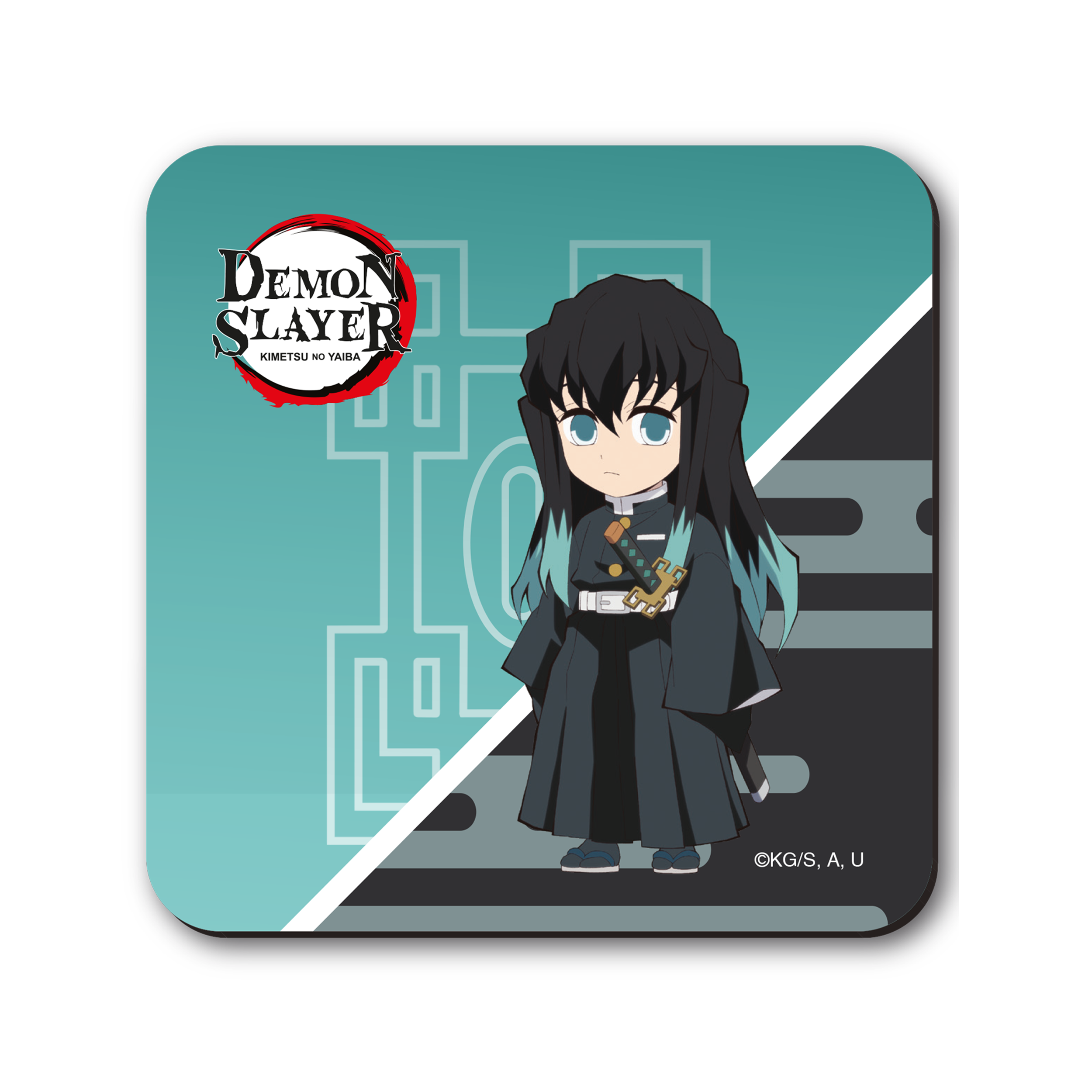 Demon Slayer -Kimetsu no Yaiba- Entertainment District Arc - Untersetzer-Set Chibi Säulen (Set B)