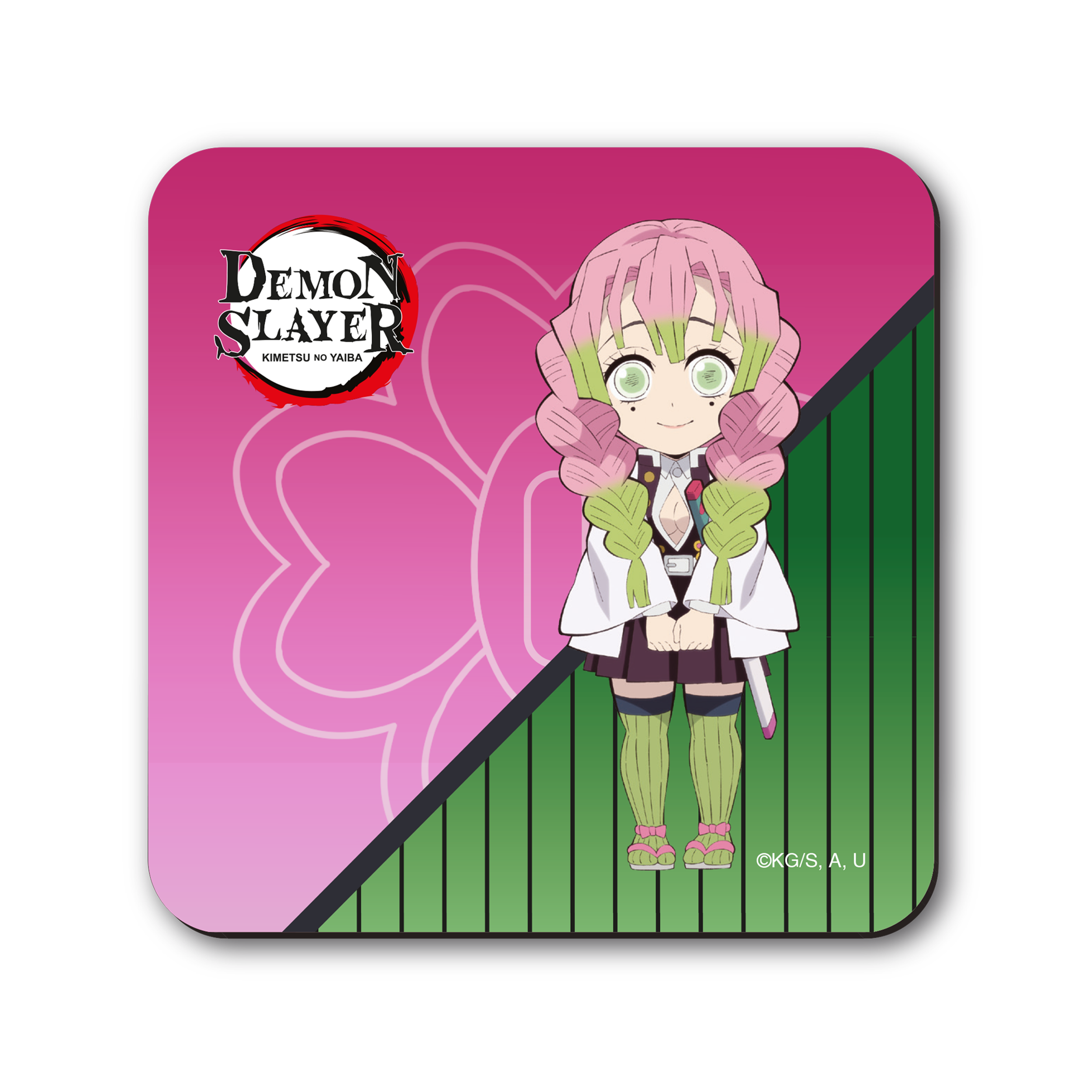 Demon Slayer -Kimetsu no Yaiba- Entertainment District Arc - Untersetzer-Set Chibi Säulen (Set B)