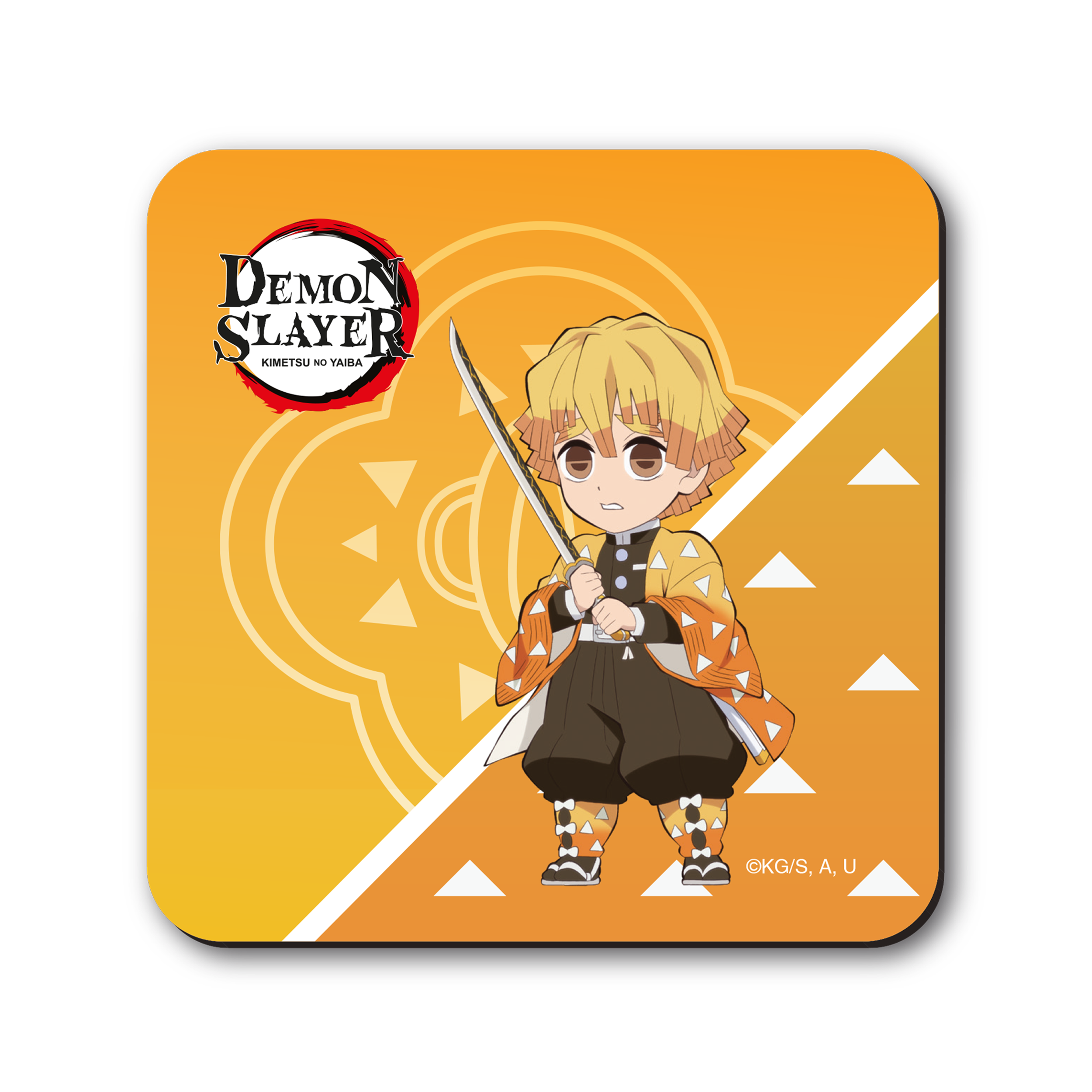 Demon Slayer -Kimetsu no Yaiba- Entertainment District Arc - Untersetzer-Set Chibi Tanjiro und Freunde