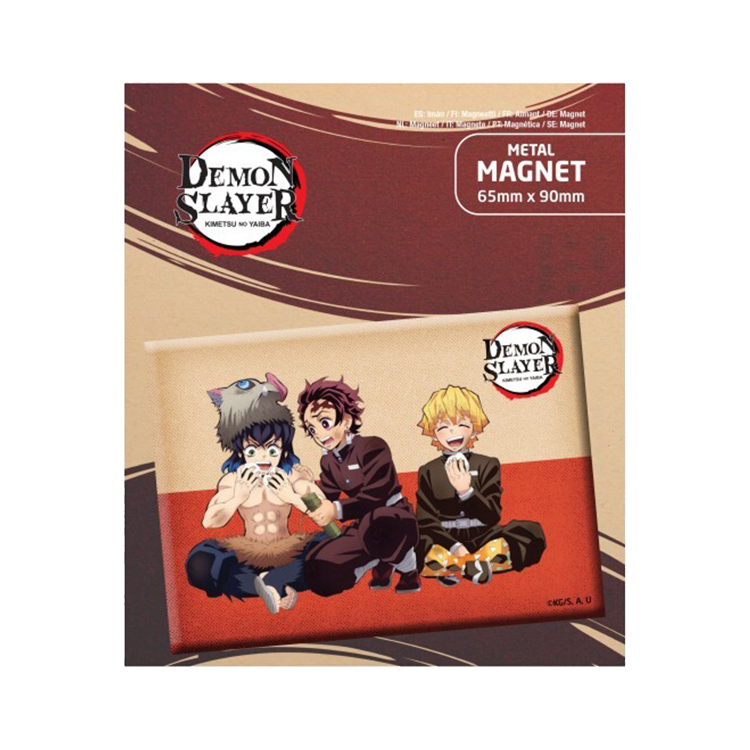 Demon Slayer - Inosuke, Tanjiro und Zenitsu (Magnet)