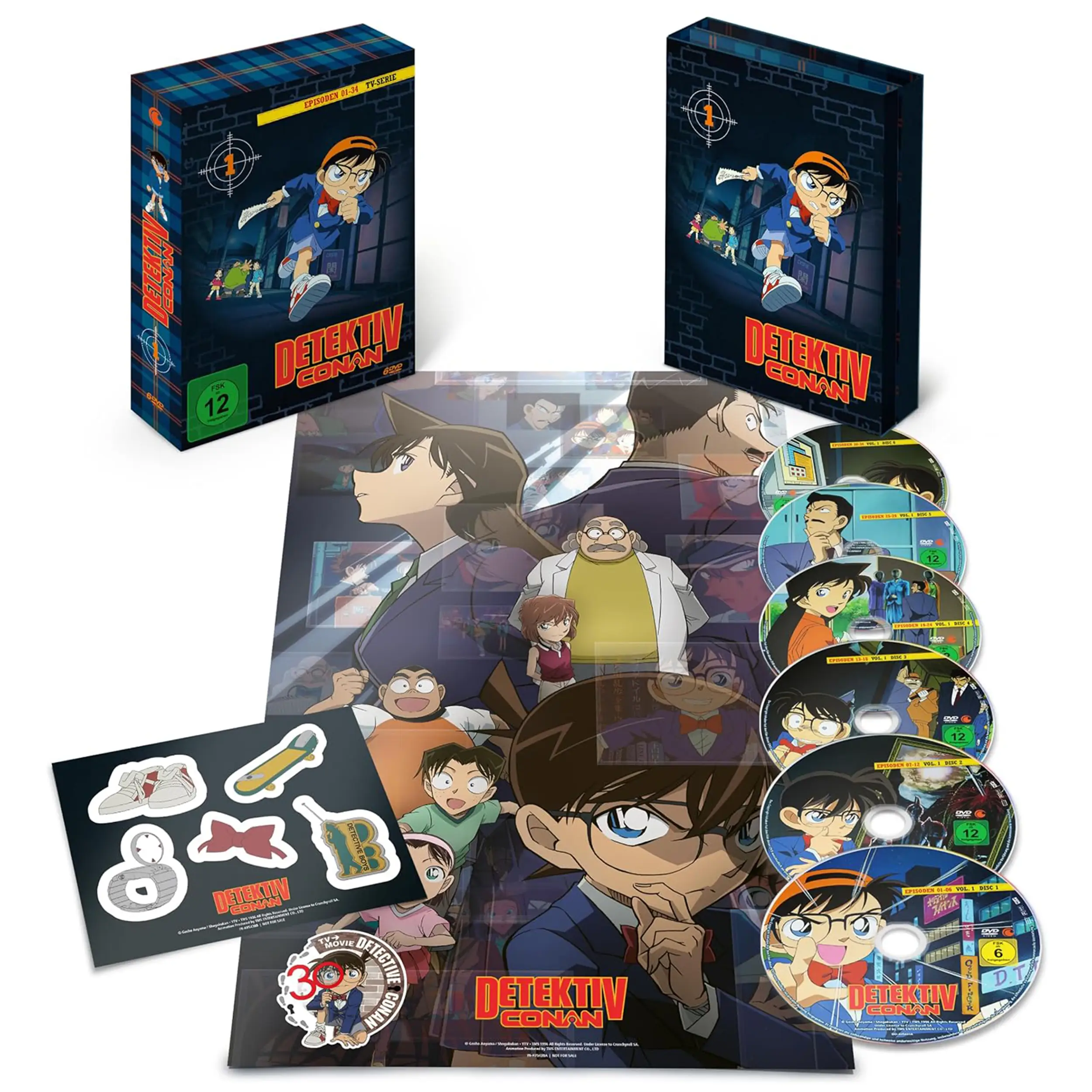 Detektiv Conan - TV-Serie - Box 1 - 30th Anniversary Edition (DVD)