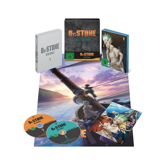 Dr. STONE: New World Cour 2 - Staffel 3 - Part 1 - mit Sammelschuber (Blu-ray)