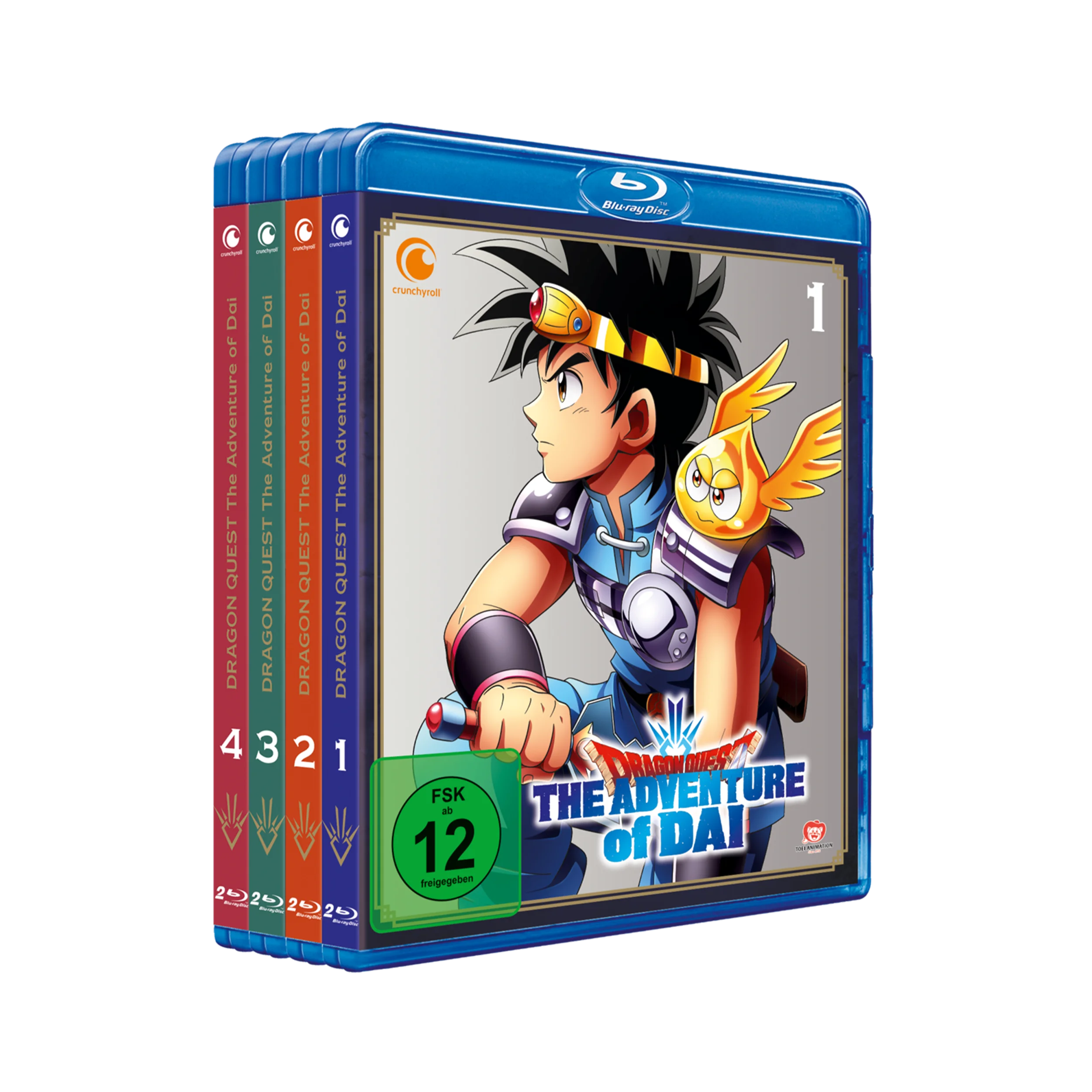Dragon Quest: The Adventure of Dai - Staffel 1 - Gesamtausgabe -Bundle mit Vol. 1-4 (Blu-ray)