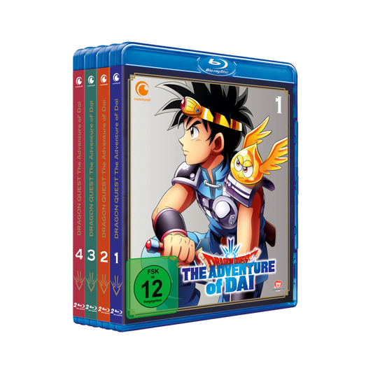 Dragon Quest: The Adventure of Dai - Staffel 1 - Gesamtausgabe -Bundle mit Vol. 1-4 (Blu-ray)