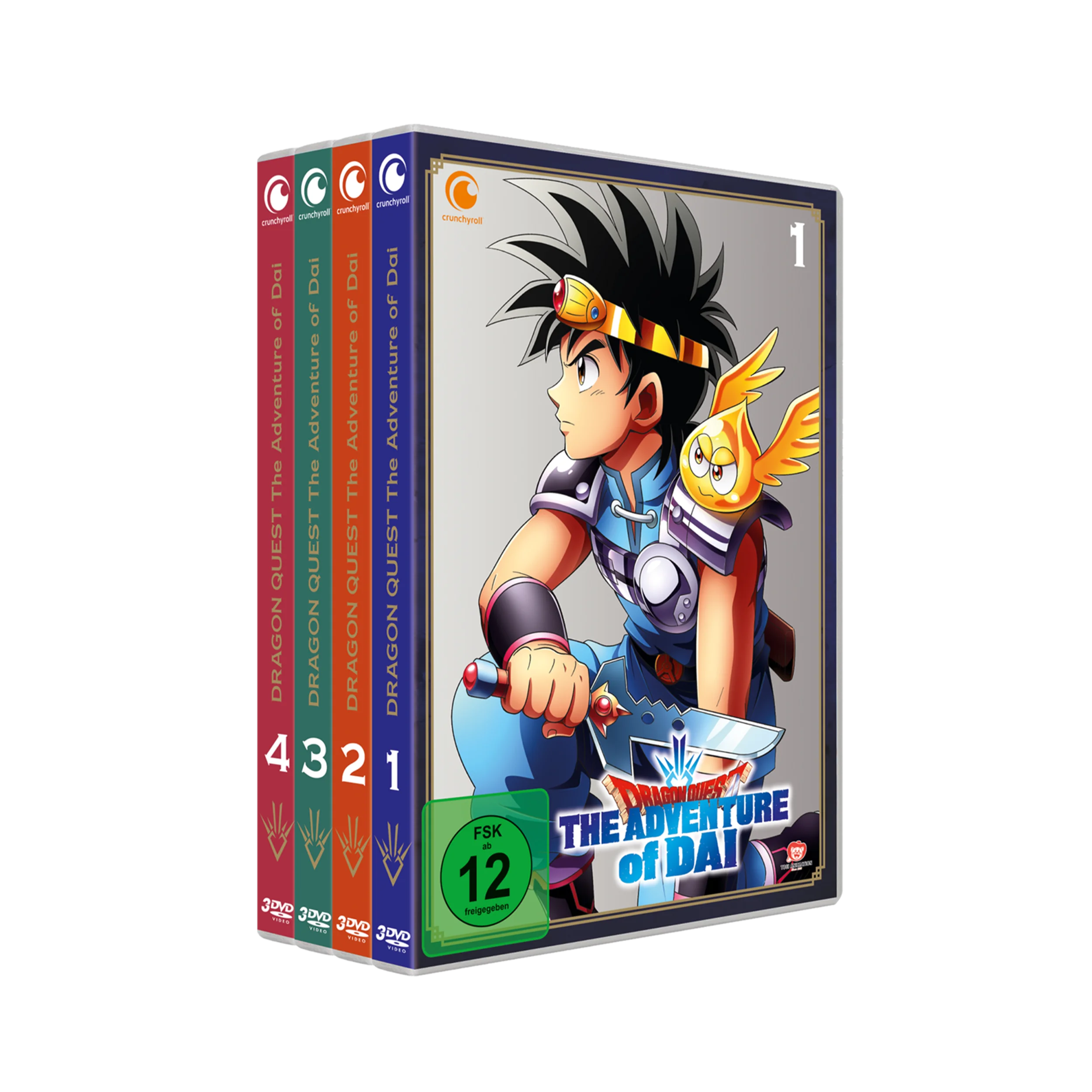 Dragon Quest: The Adventure of Dai - Staffel 1 - Gesamtausgabe -Bundle mit Vol. 1-4 (DVD)
