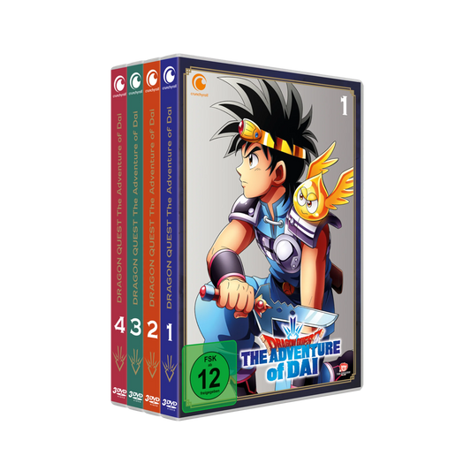 Dragon Quest: The Adventure of Dai - Staffel 1 - Gesamtausgabe -Bundle mit Vol. 1-4 (DVD)