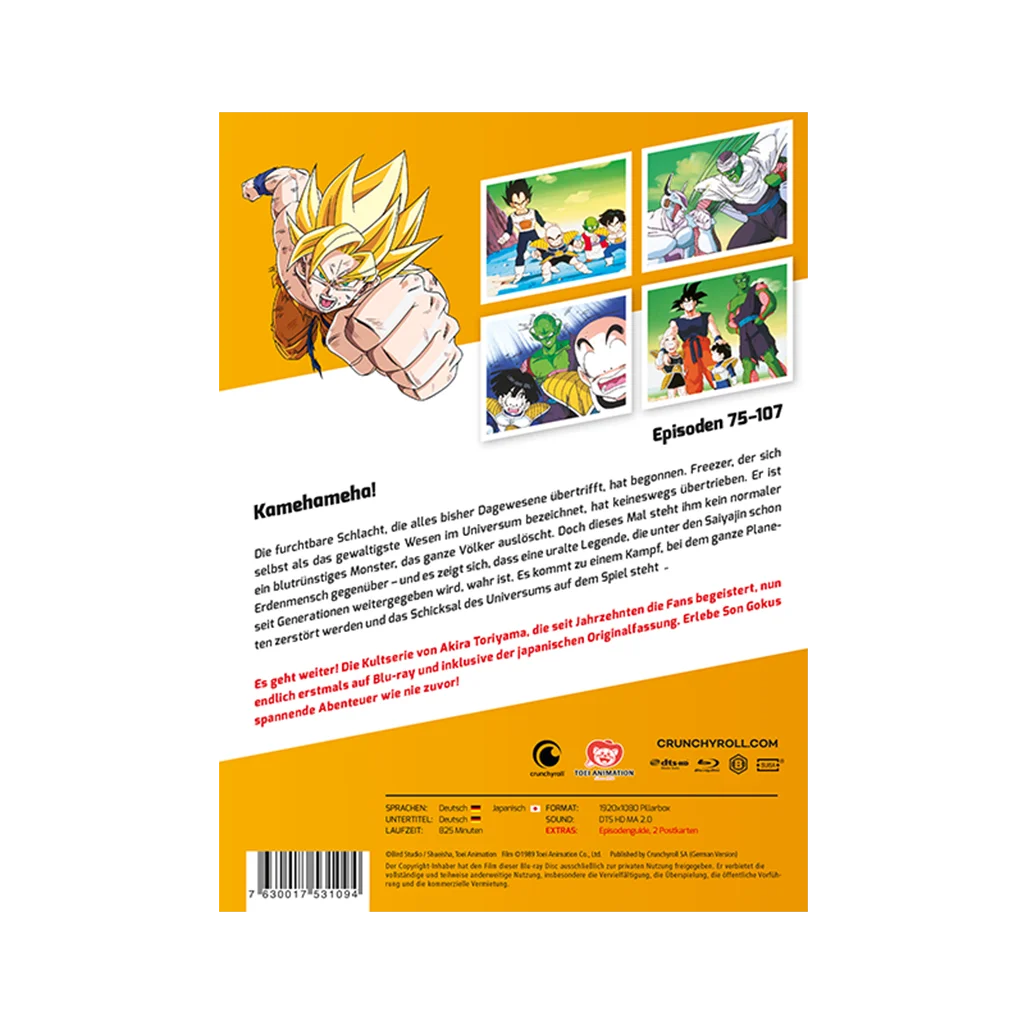 Dragonball Z - TV-Serie - Box 3 (Episoden 75-107) (Blu-ray)