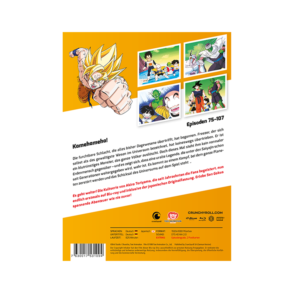 Dragonball Z - TV-Serie - Box 3 (Episoden 75-107) (Blu-ray)