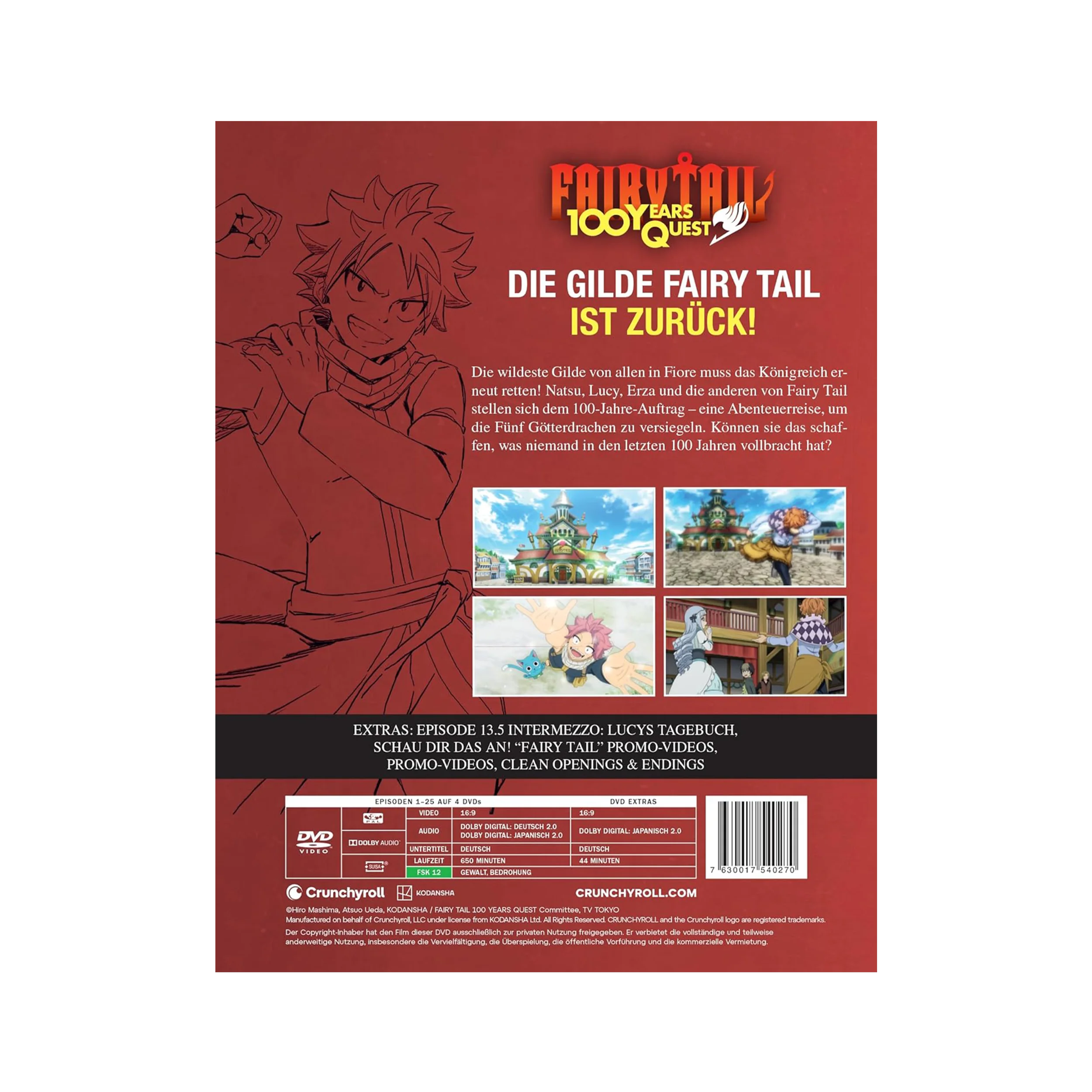 Fairy Tail: 100 Years Quest - Staffel 1 - Gesamtausgabe - Limited Edition mit Steelbook (DVD)