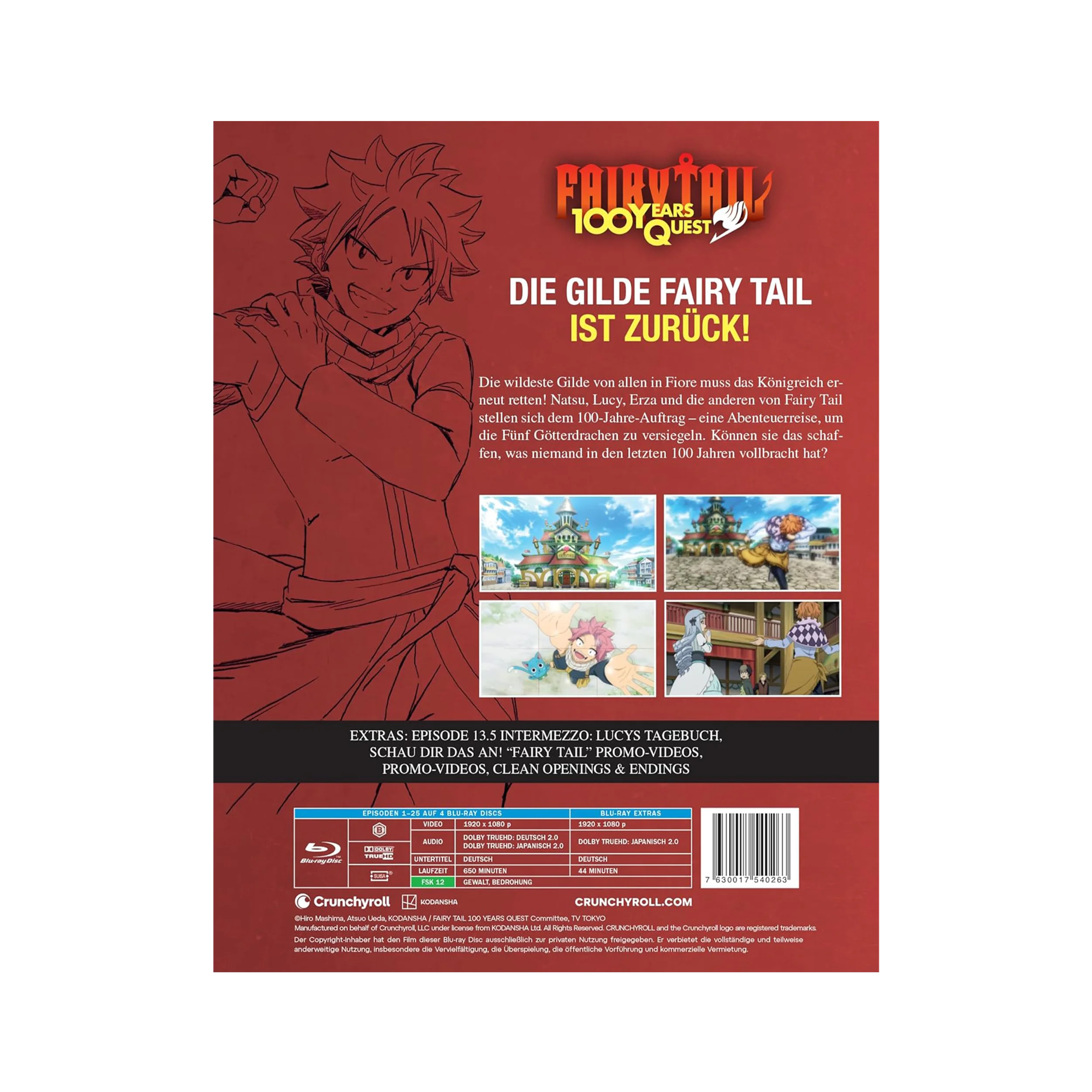 Fairy Tail: 100 Years Quest - Staffel 1 - Gesamtausgabe - Limited Edition mit Steelbook (Blu-ray)