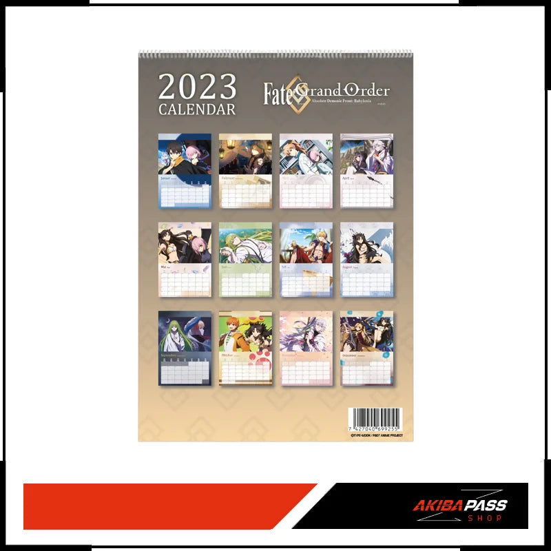 Fate/Grand Order Absolute Demonic Front: Babylonia - Wandkalender 2023