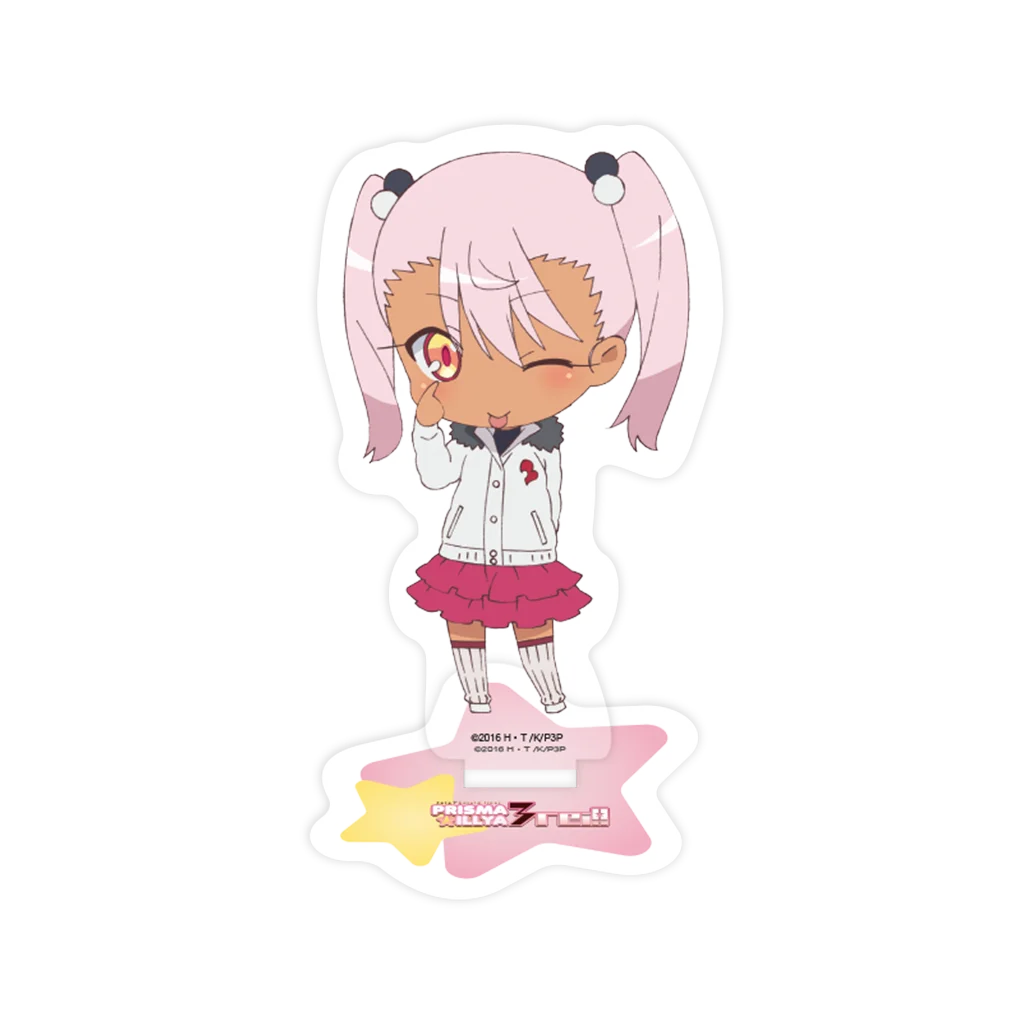 Anime Sticker von Fate/kaleid liner PRISMA ILLYA 3rei mit Pigtails und Herzaugen