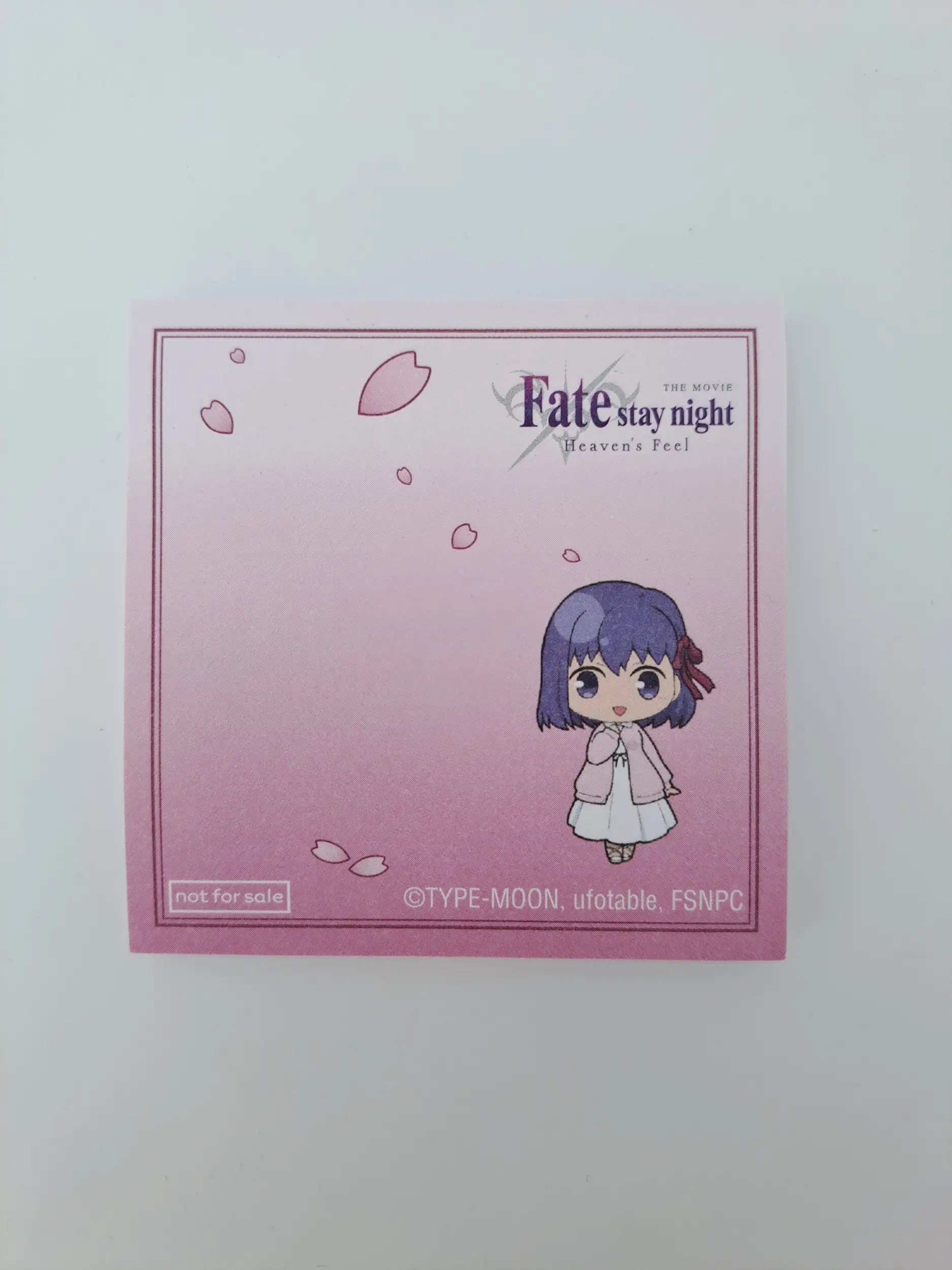 Fate/stay night Heaven's Feel – Haftnotizblock 7x7 cm