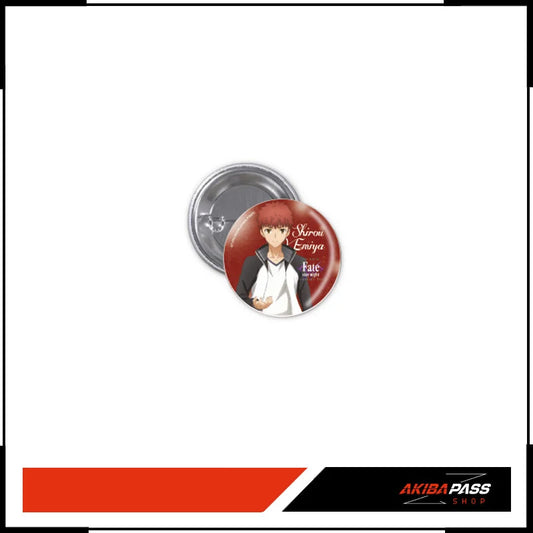 Roter und weißer Anime-Charakter Button Badge aus Fate/stay night Heavens Feel