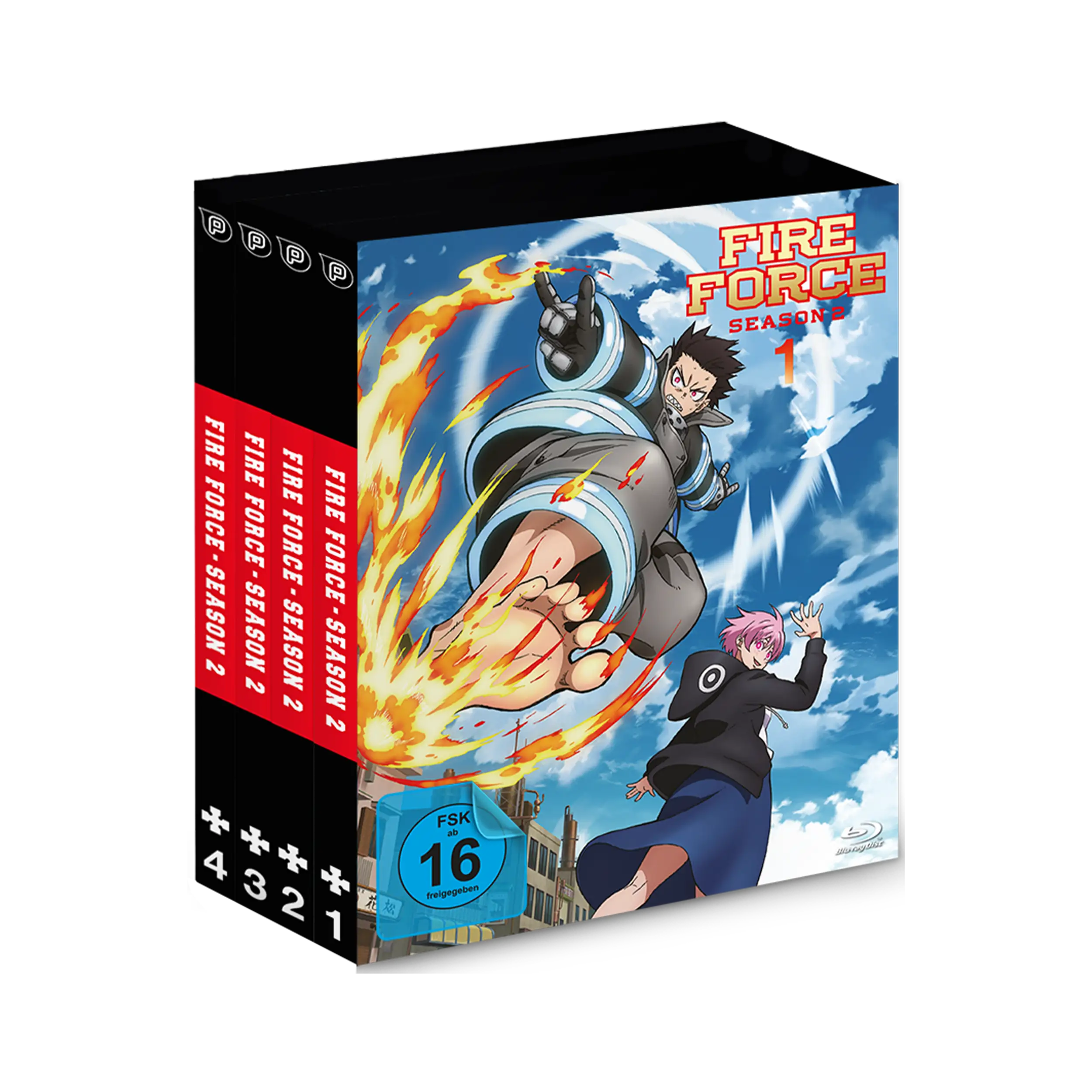 Fire Force - Season 2 - Gesamtausgabe mit Vol. 1-4 (Blu-ray)