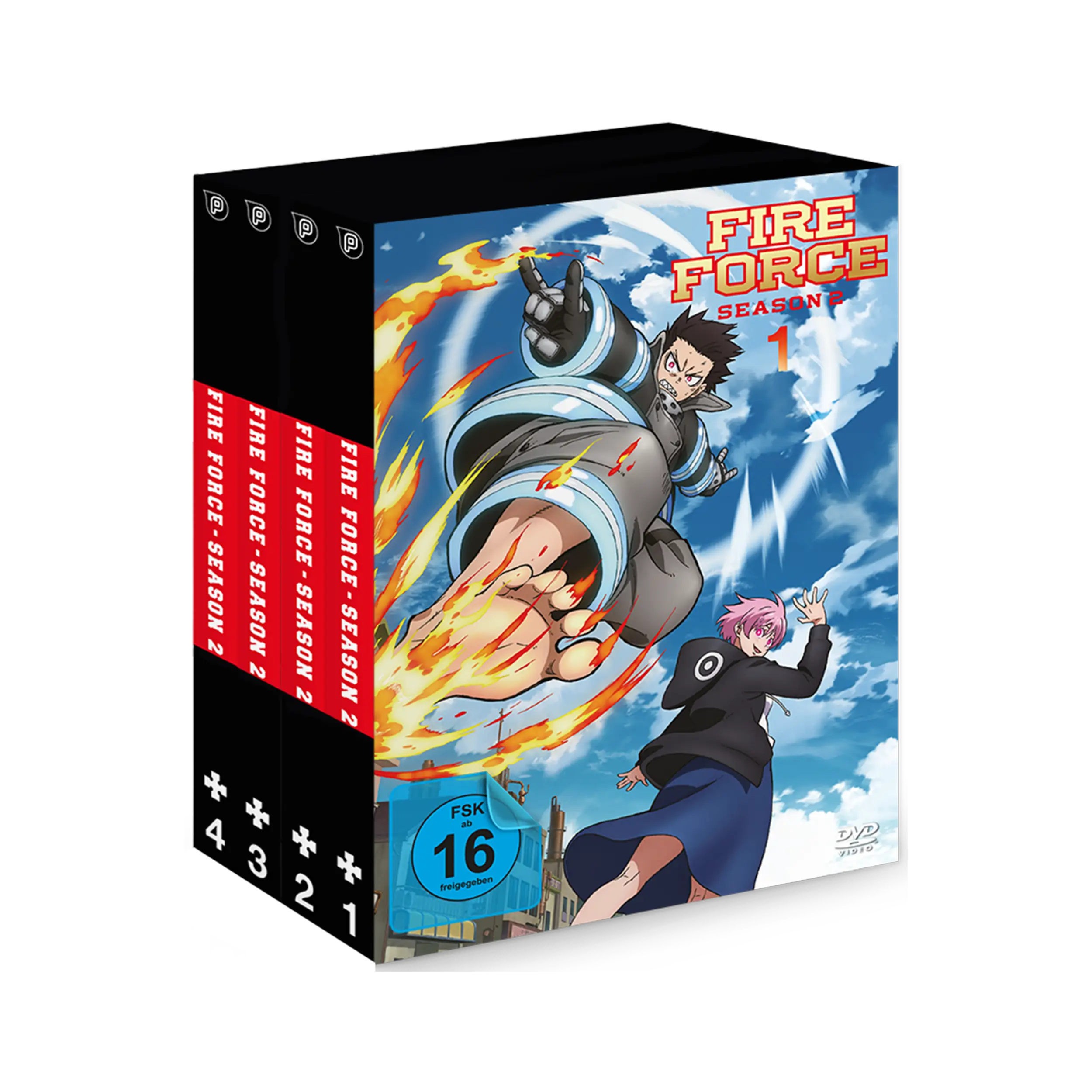 Fire Force - Season 2 - Gesamtausgabe mit Vol. 1-4 (DVD)