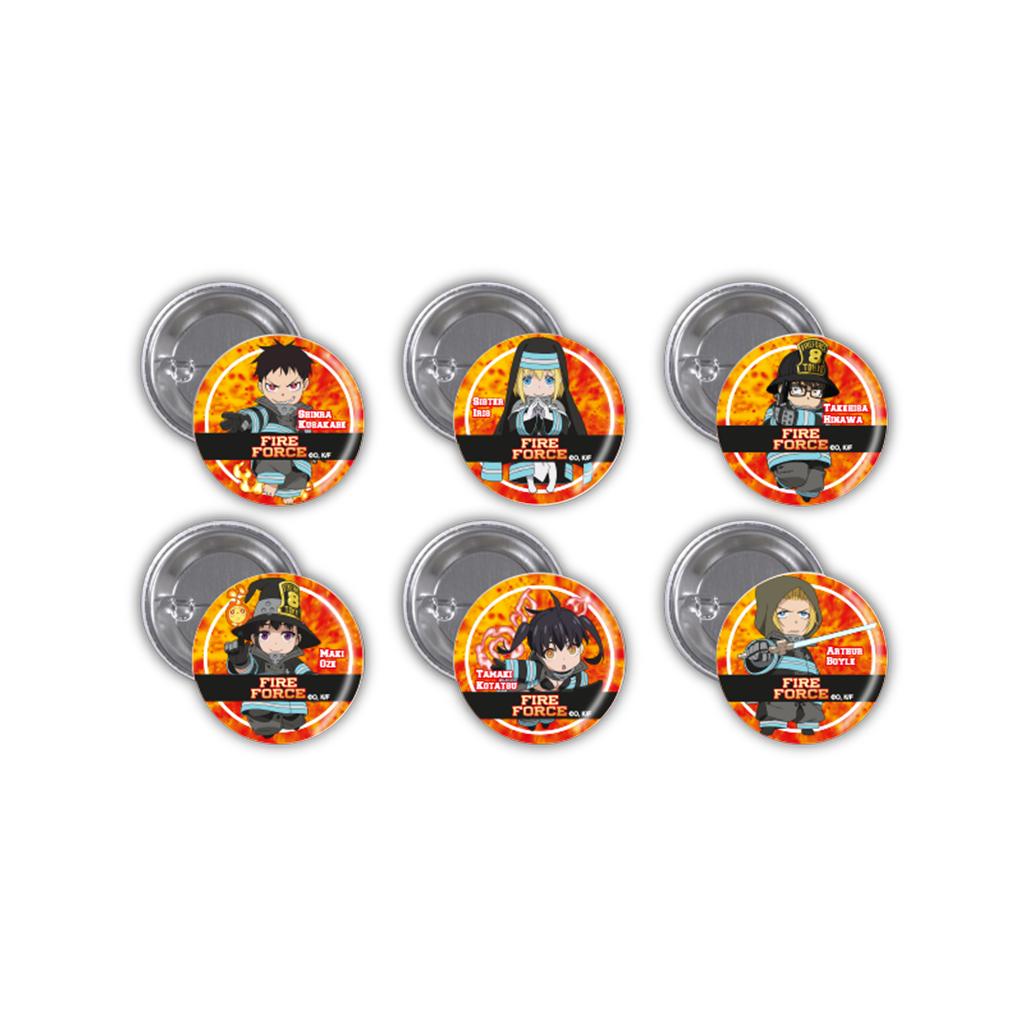 Fire Force - Button Maki Oze