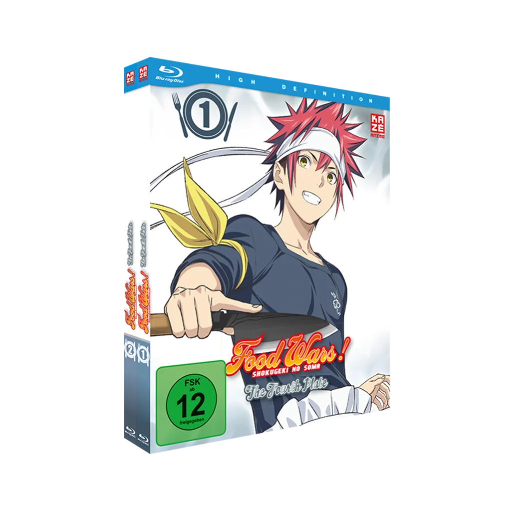Food Wars! The Fourth Plate - Gesamtausgabe - Bundle mit Vol. 1-2 (Blu-ray)