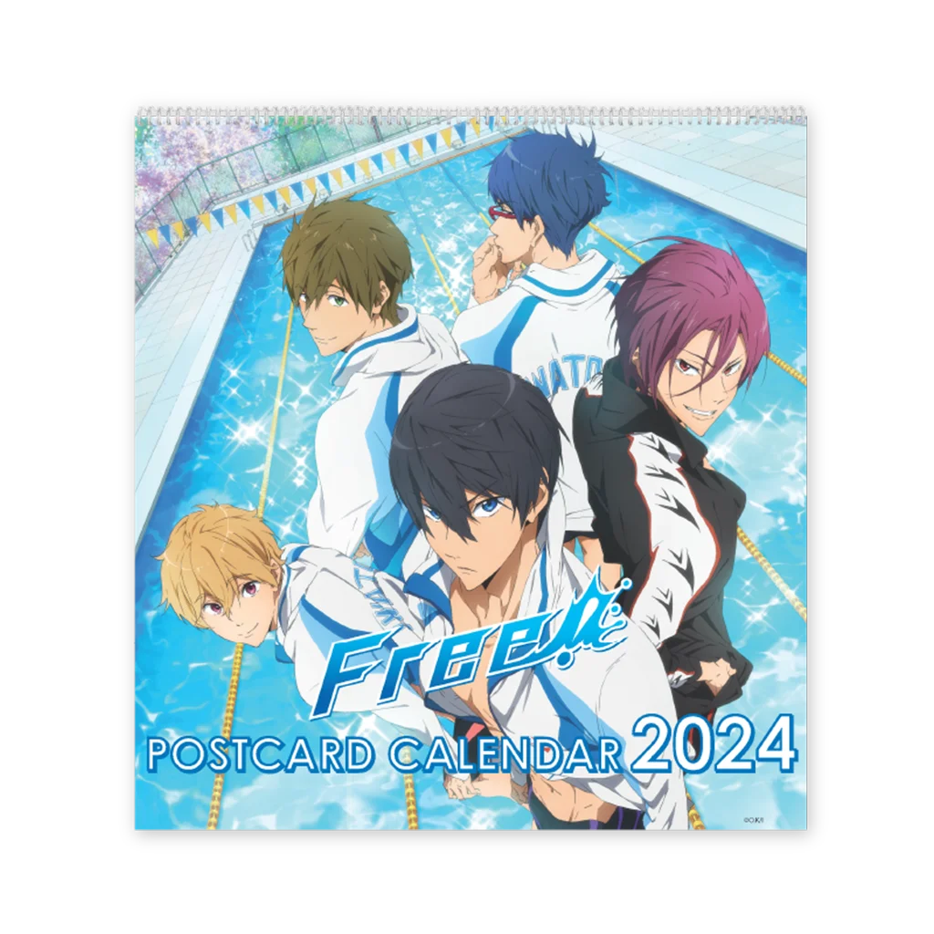 Free! - Postkartenkalender 2024