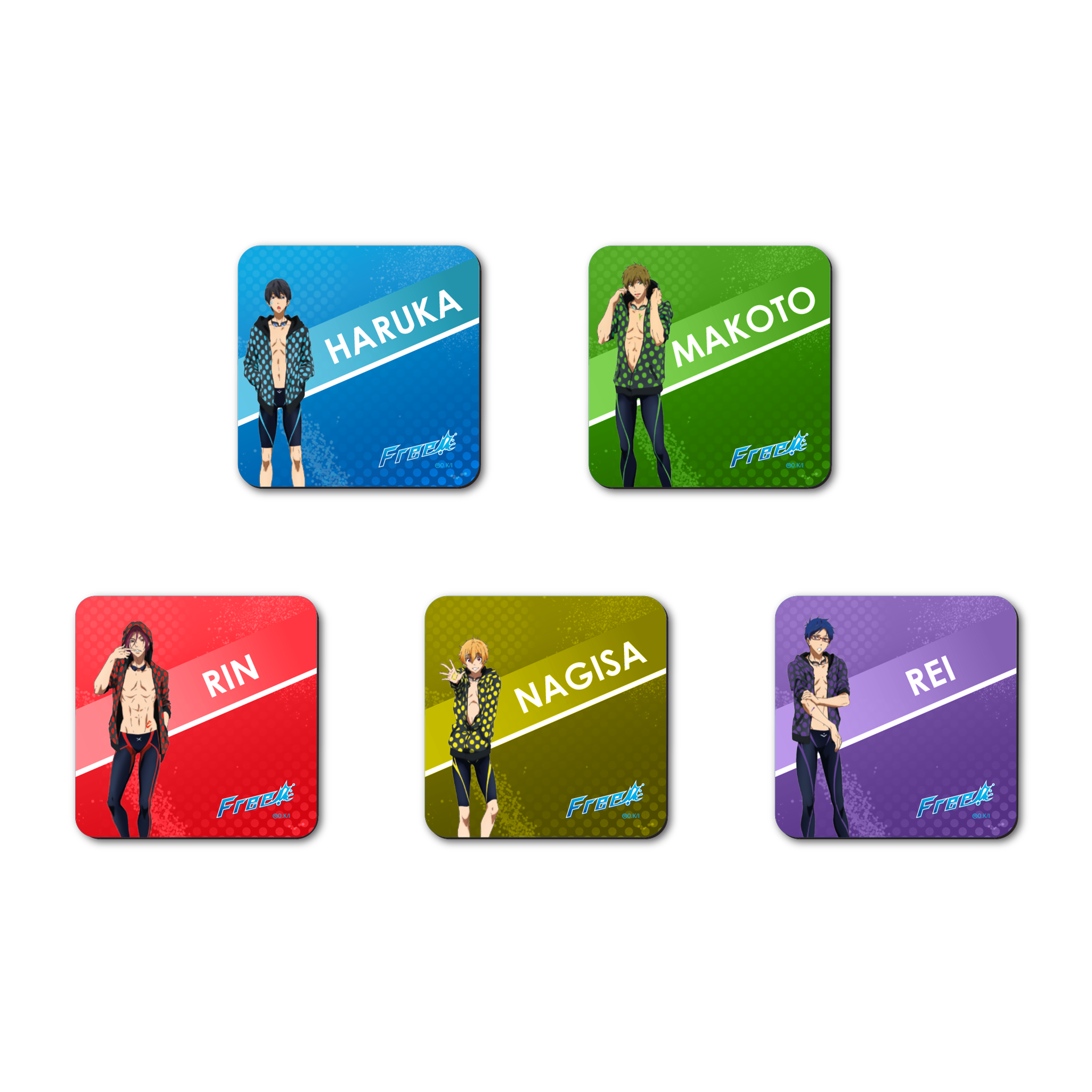 Free! - Untersetzer-Set