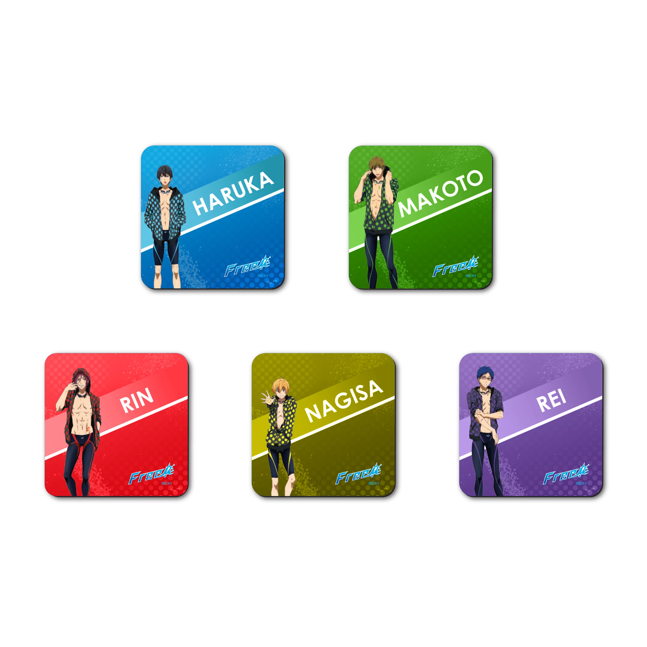 Free! - Untersetzer-Set