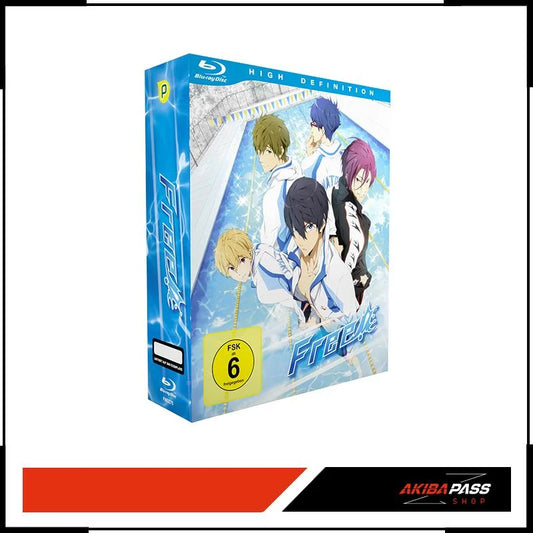 Anime-Box-Set Free! Vol. 1 Limited Edition Blu-ray mit Charakteren auf Cover