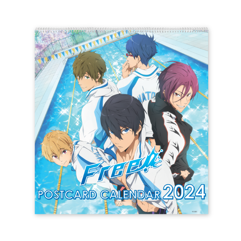 Free! - Postkartenkalender 2024