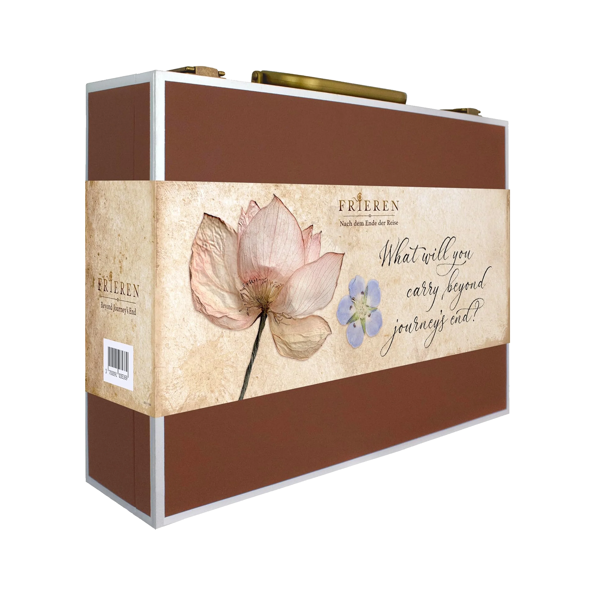 Vintage florales Reisetagebuch mit braunen Akzenten, Collector’s Edition Blu-ray